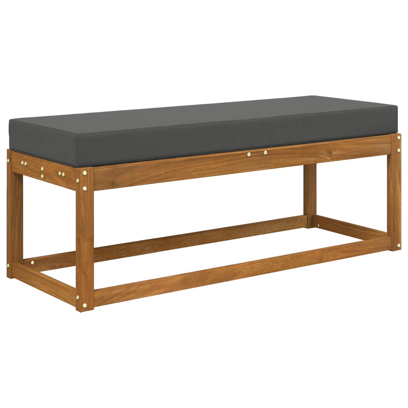 Cuscino da Sedia Esterno 100% Poliestere Antracite