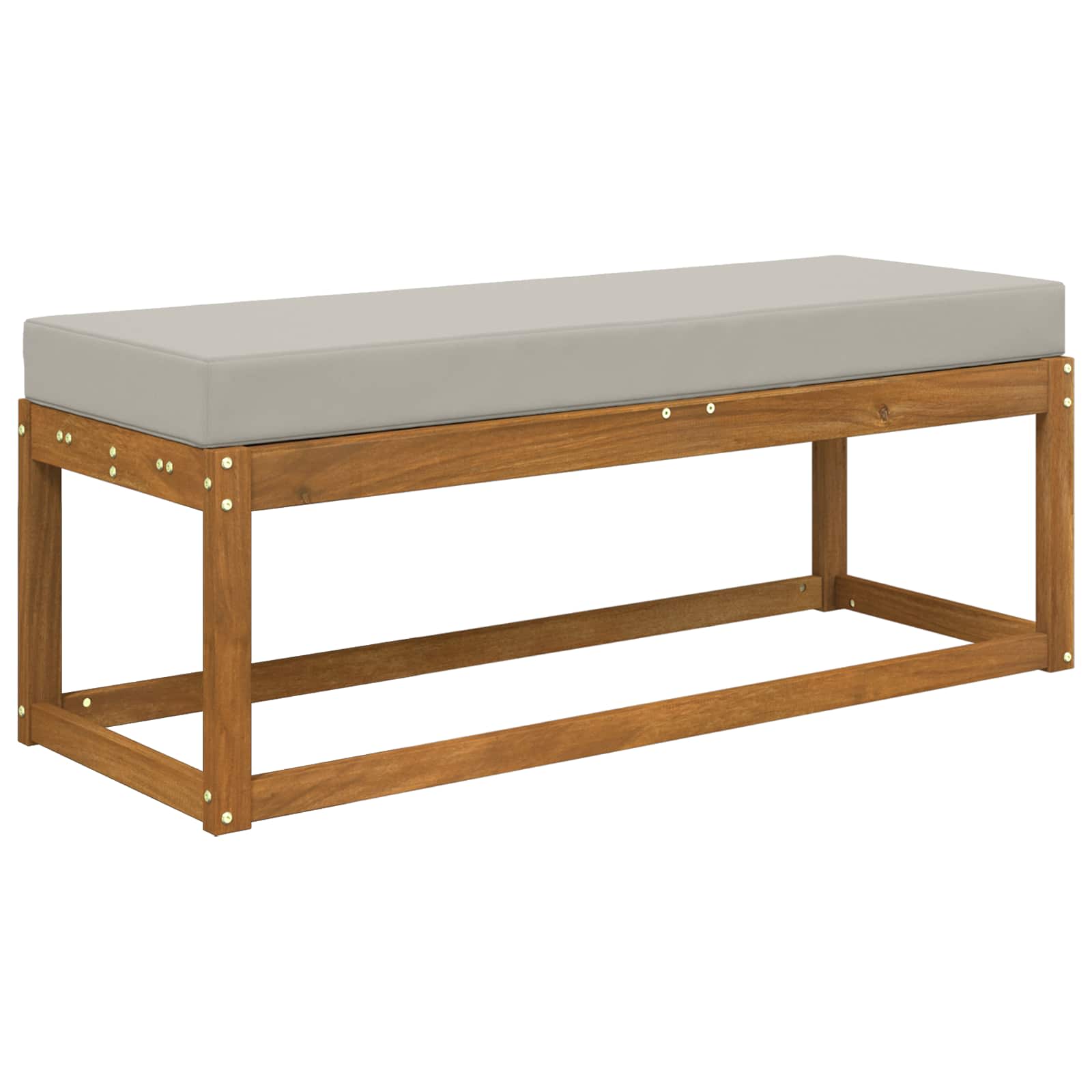 Cuscino da Sedia Esterno 100% Poliestere Grigio