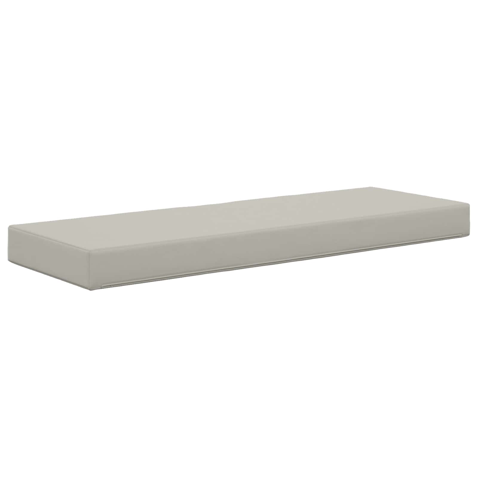 Cuscino da Sedia Esterno 100% Poliestere Grigio