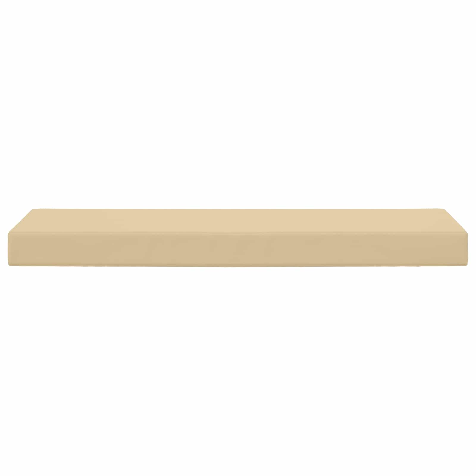 Cuscino da Sedia Esterno 100% Poliestere Beige 115 x 40 x 8 cm