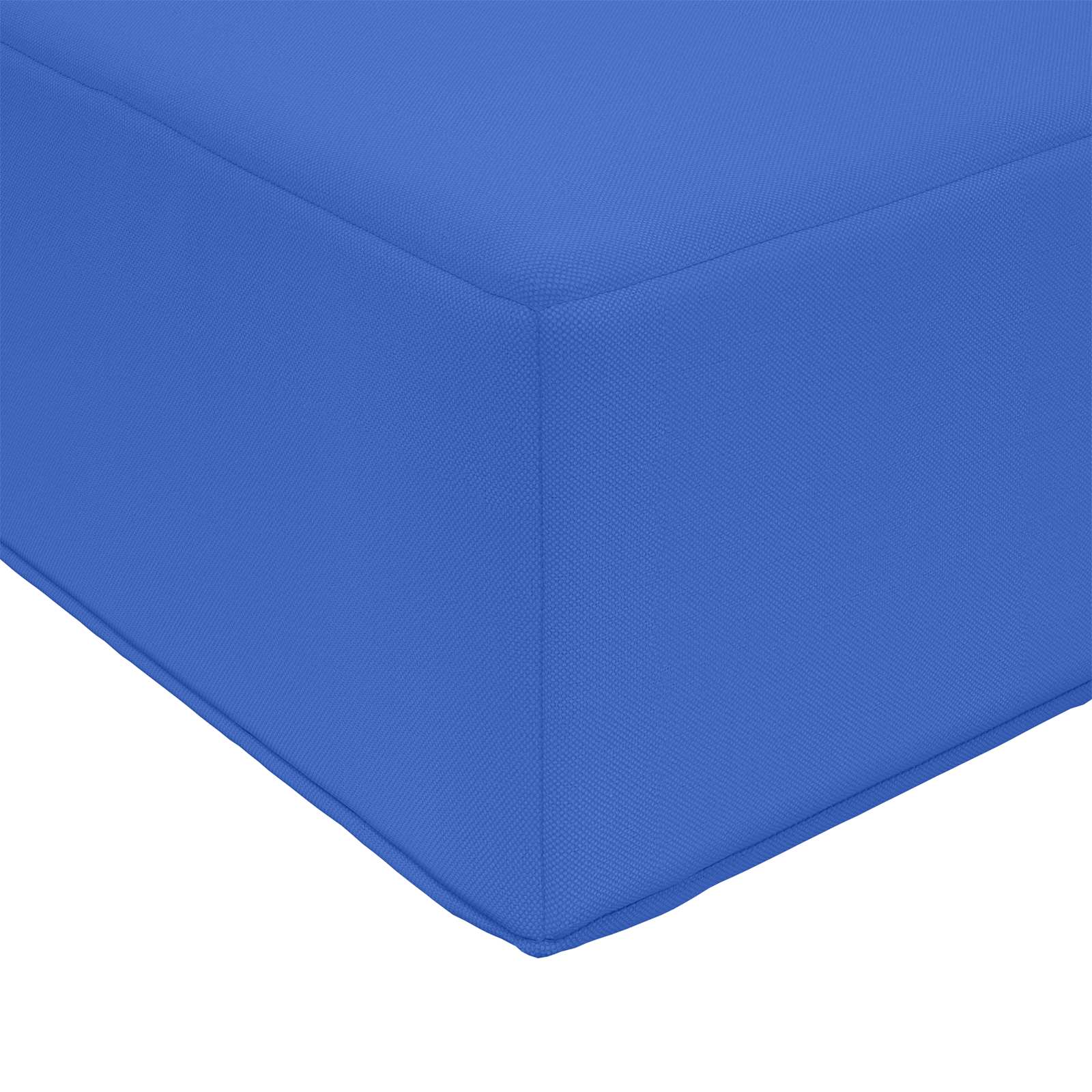 Cuscino da Sedia Esterno 100% Poliestere Blu Reale