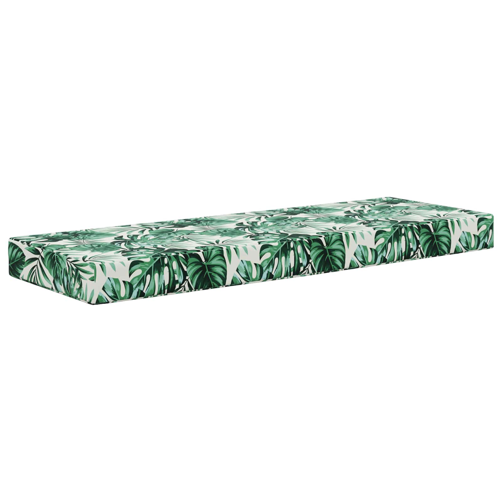 Cuscino da Sedia Esterno 100% Poliestere Fogli tropicali