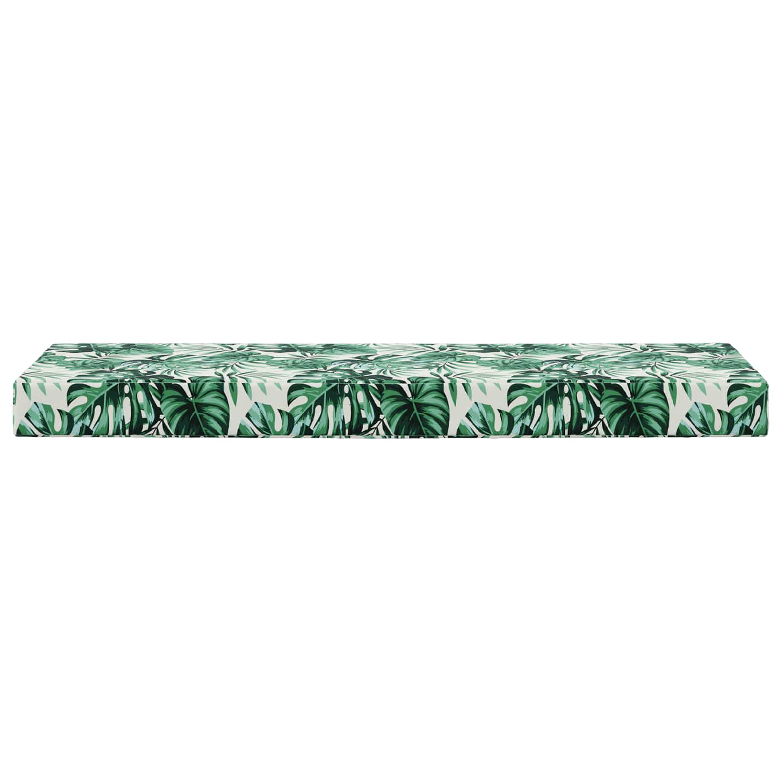 Cuscino da Sedia Esterno 100% Poliestere Fogli tropicali