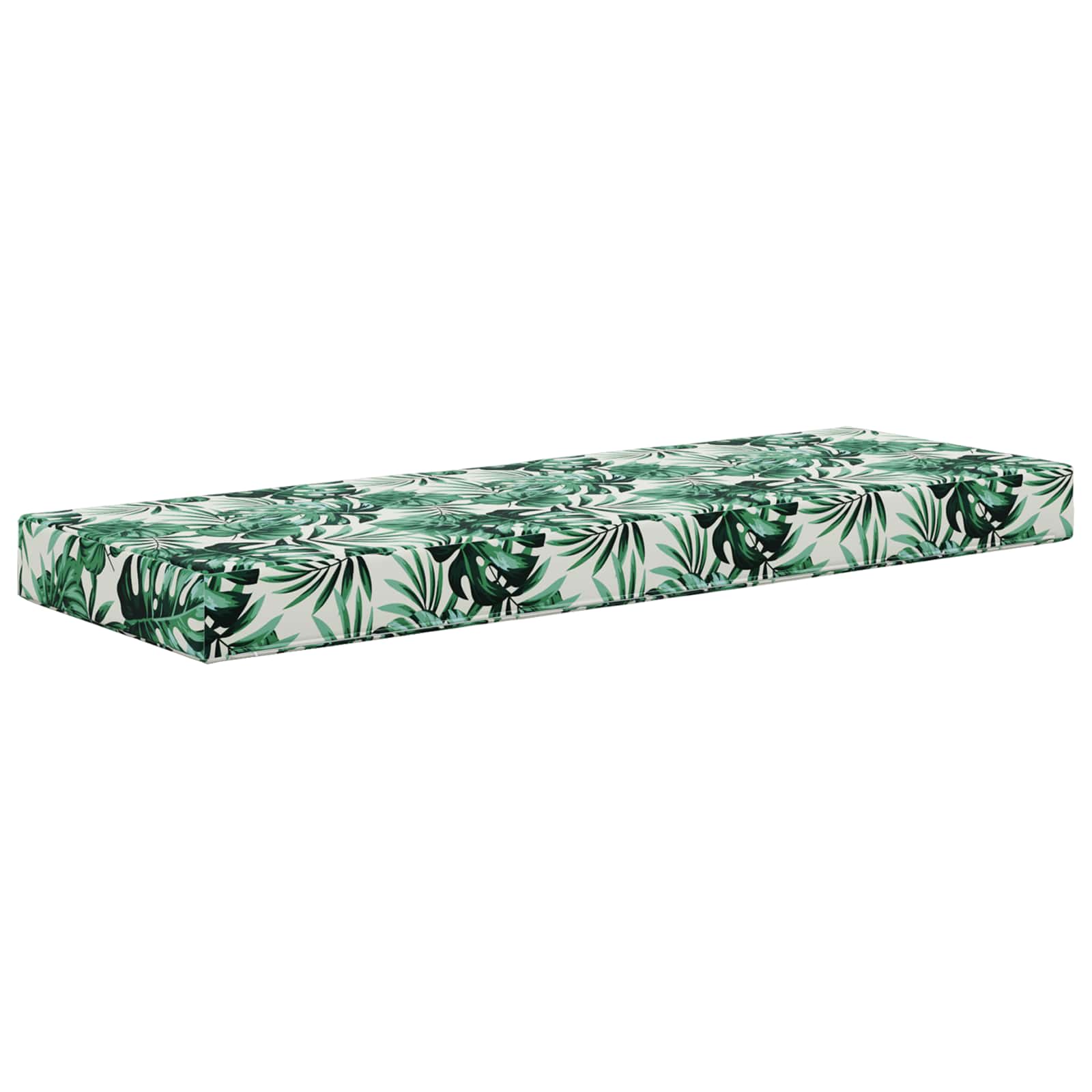 Cuscino da Sedia Esterno 100% Poliestere Fogli tropicali