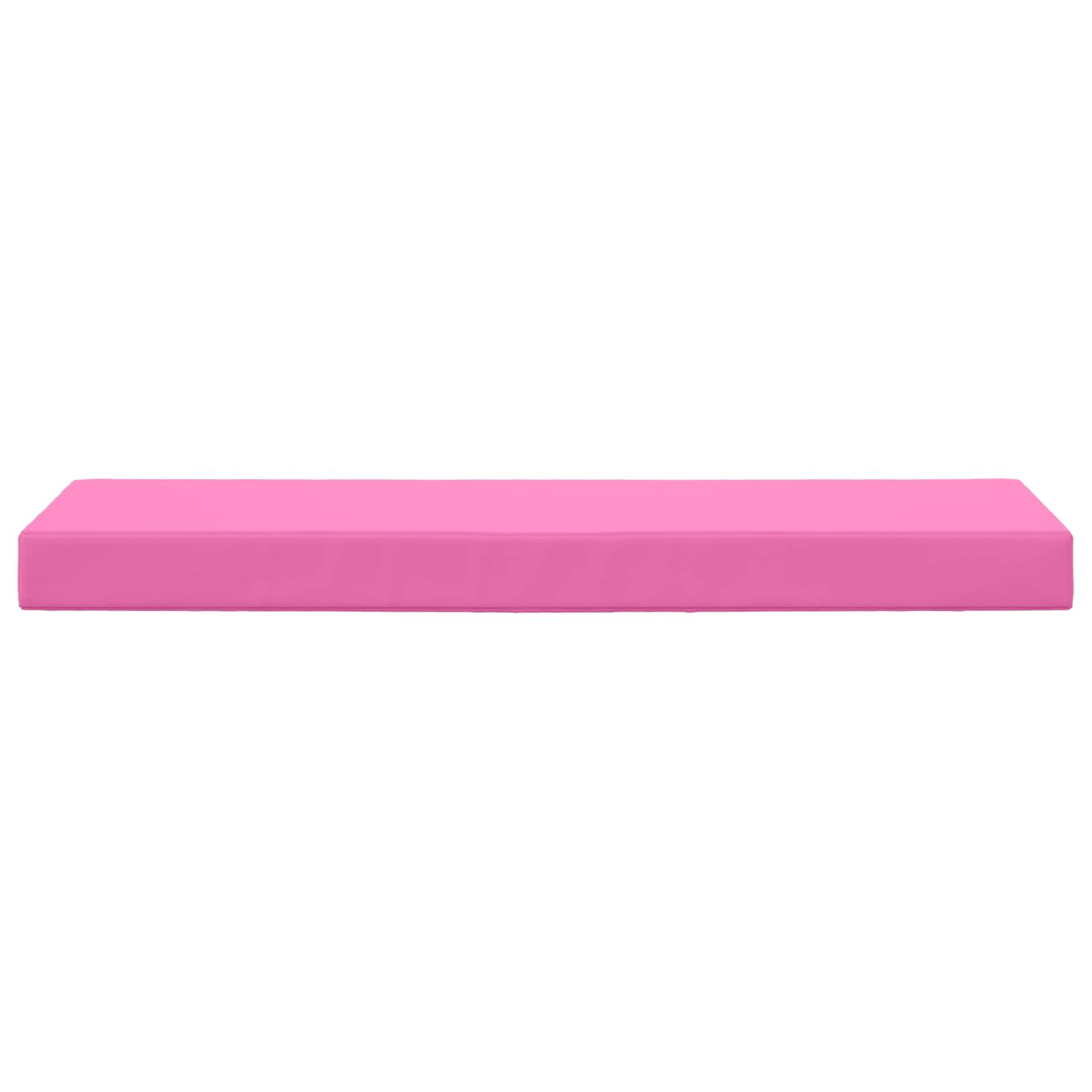 Cuscino da Sedia Esterno 100% Poliestere Rosa 115 x 40 x 8 cm
