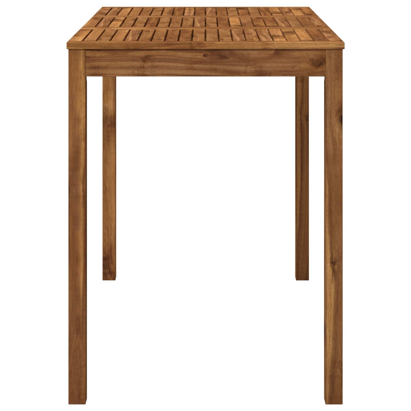 Tavolo Bar da Giardino Naturale 141 x 80,5 x 105 cm
