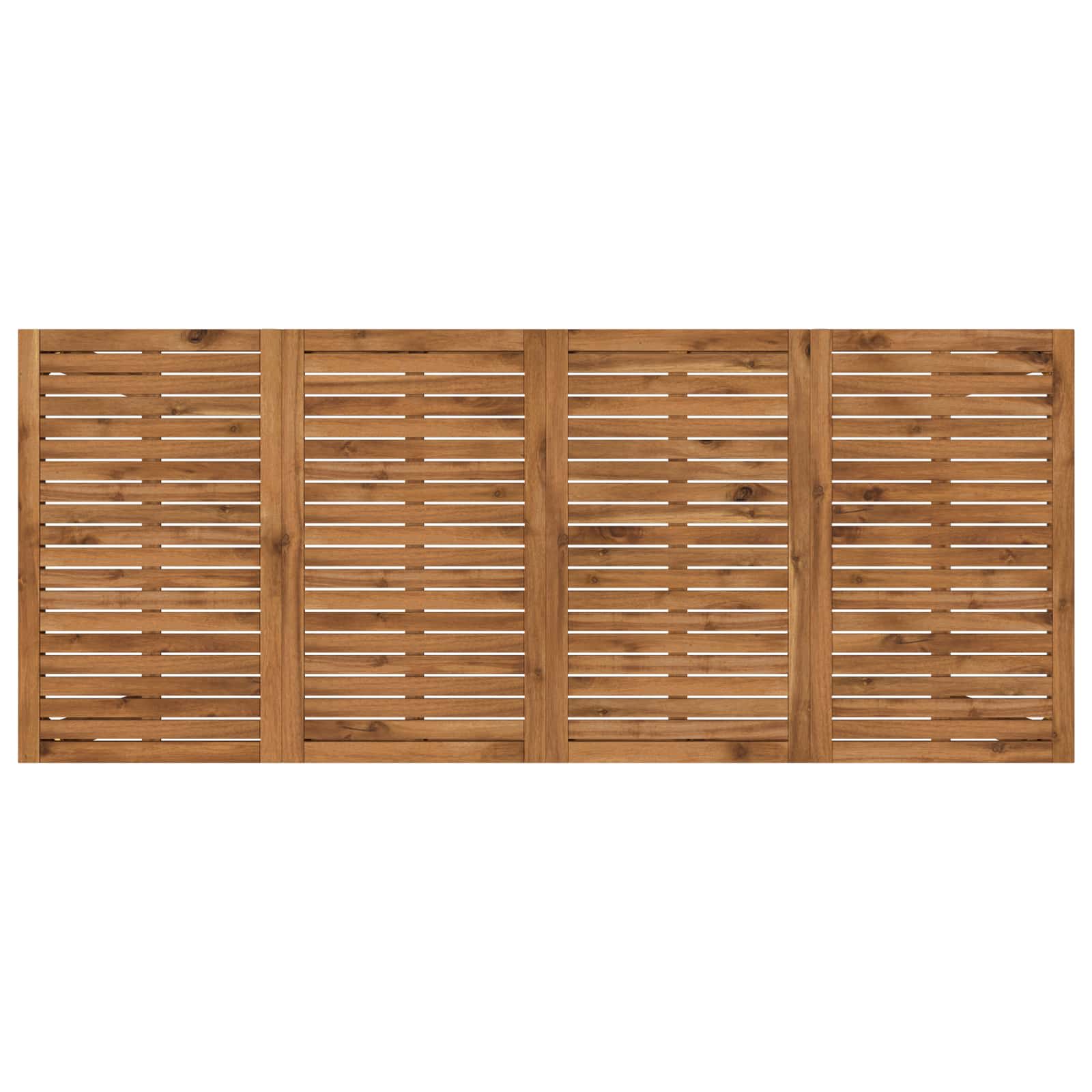 Tavolo Bar da Giardino Naturale 196 x 80,5 x 105 cm