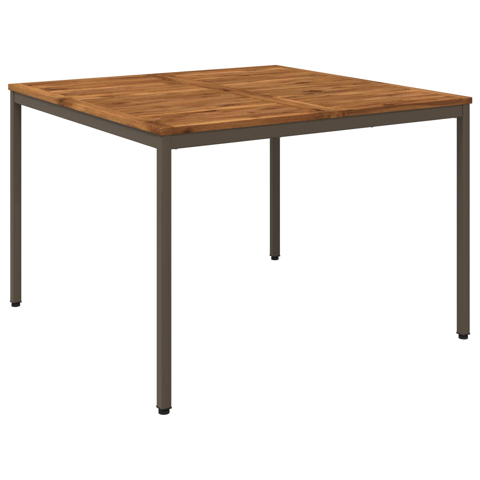 Tavolo da cena da giardino Naturale e Caffè 110 x 108,5 x 75 cm