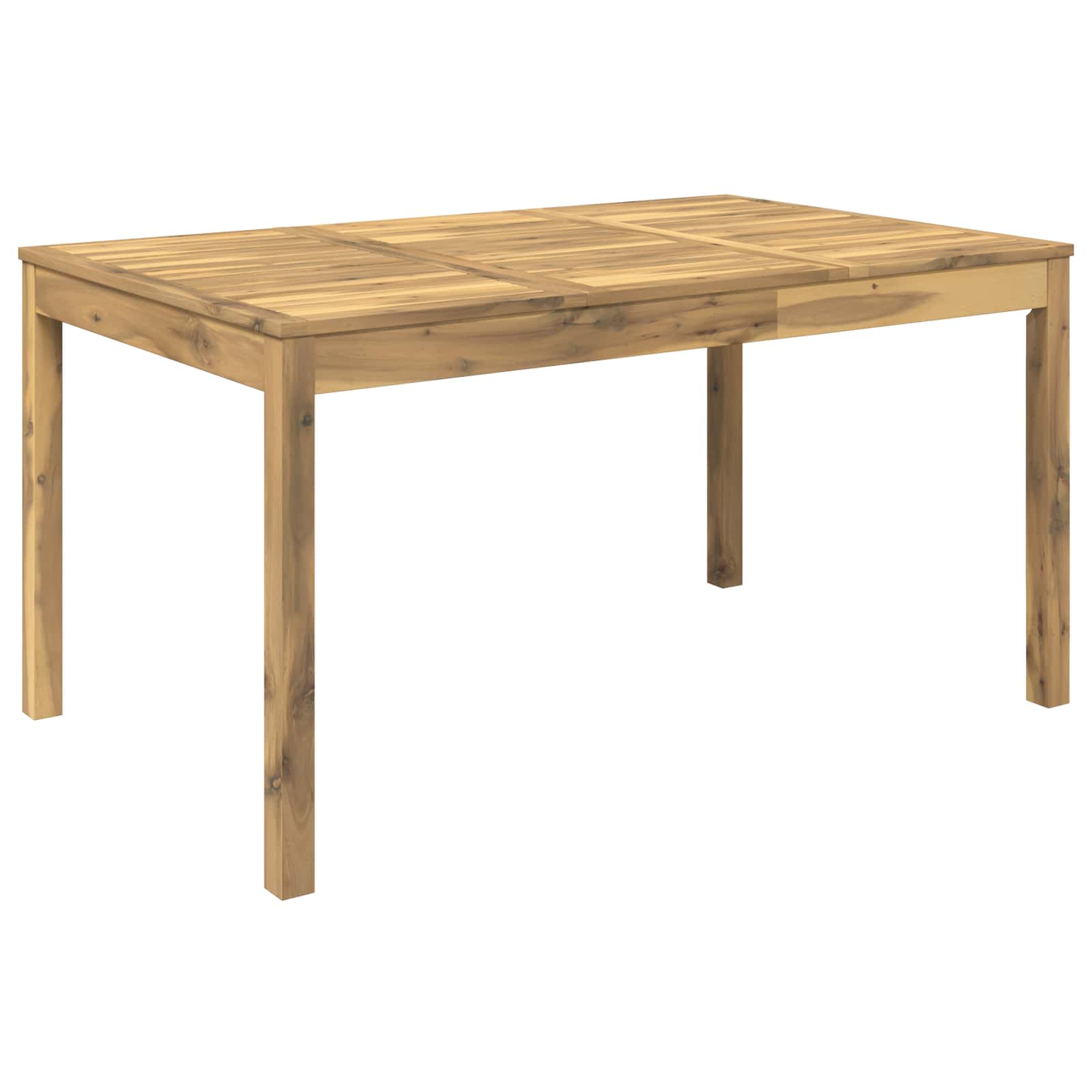 Tavolo da cena da giardino Sbiancato 147 x 88,5 x 75 cm