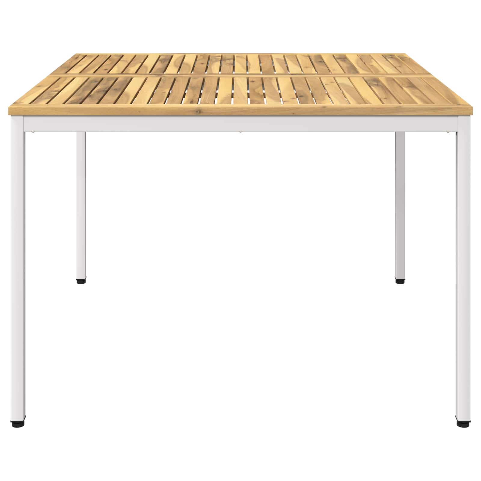 Tavolo da cena da giardino Sbiancato 110 x 108,5 x 75 cm