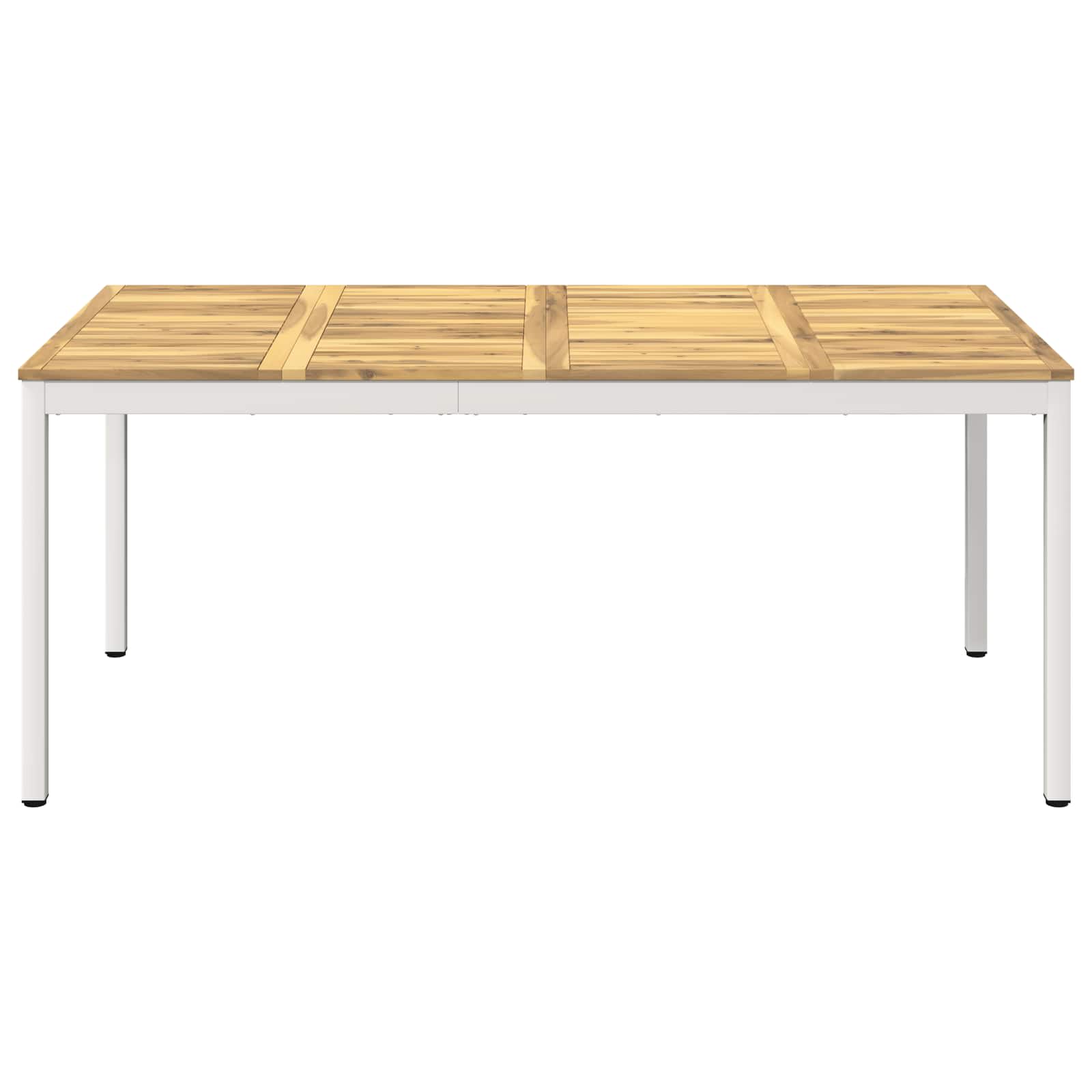 Tavolo da cena da giardino Sbiancato 147 x 88,5 x 75 cm