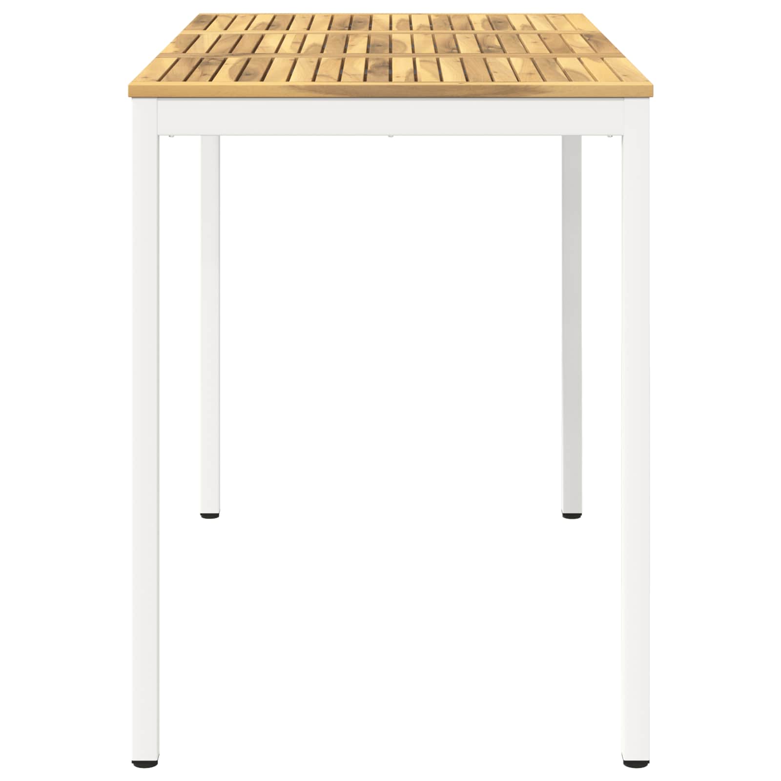 Tavolo Bar da Giardino NAARDEN Sbiancato 141 x 80,5 x 105 cm