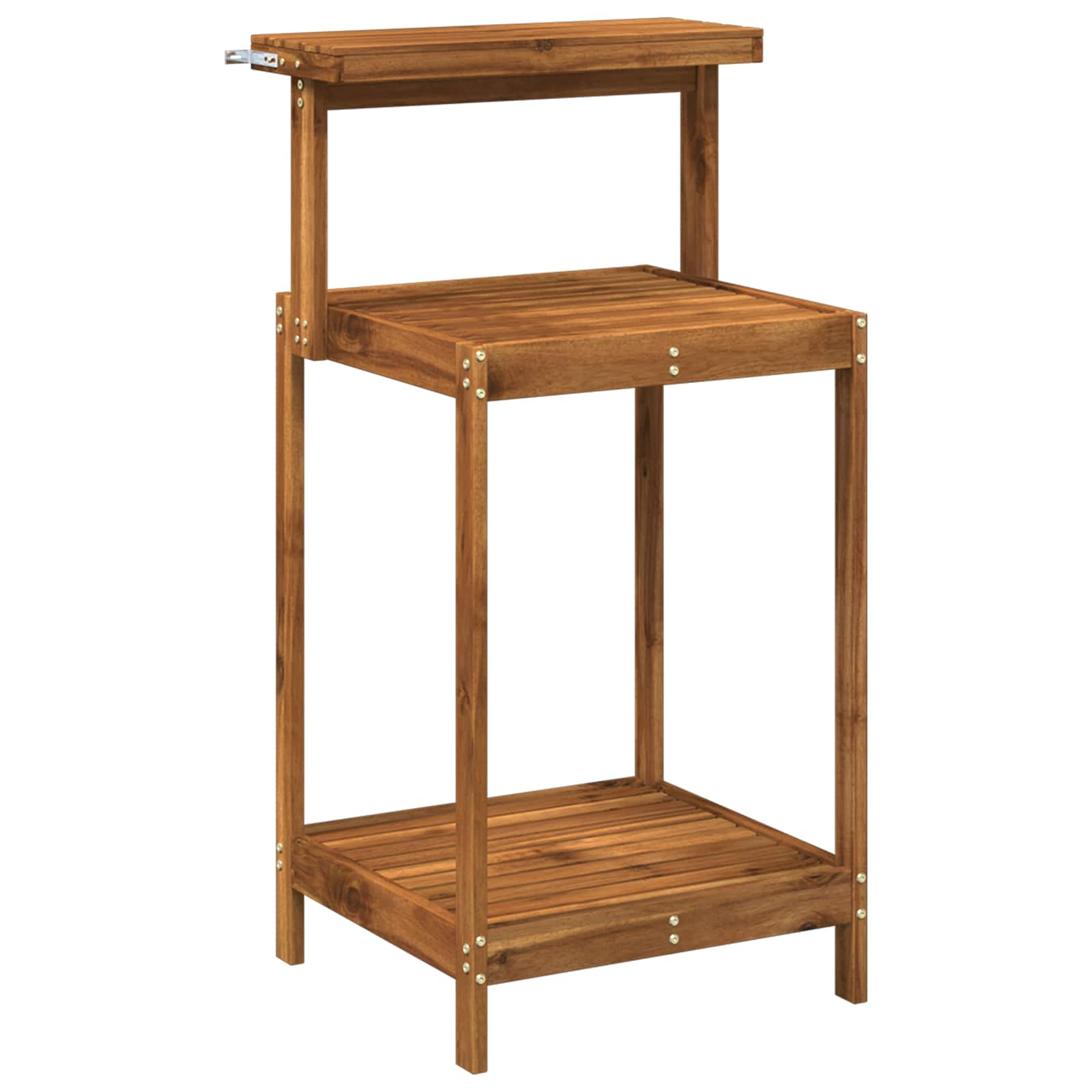 Banco da Giardinaggio Esterno 56,5 x 48,5 x 107 cm Naturale