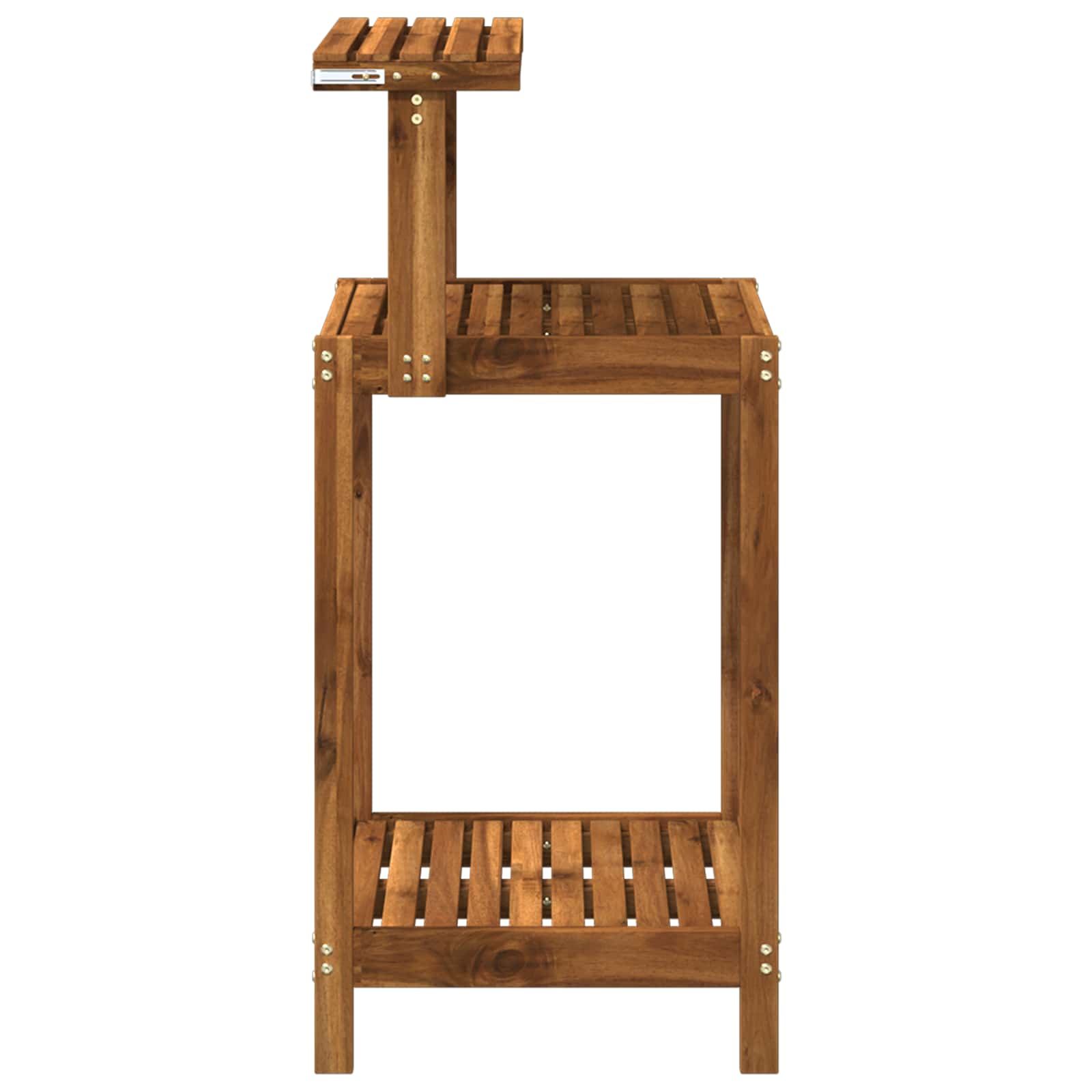 Banco da Giardinaggio Esterno 56,5 x 48,5 x 107 cm Naturale