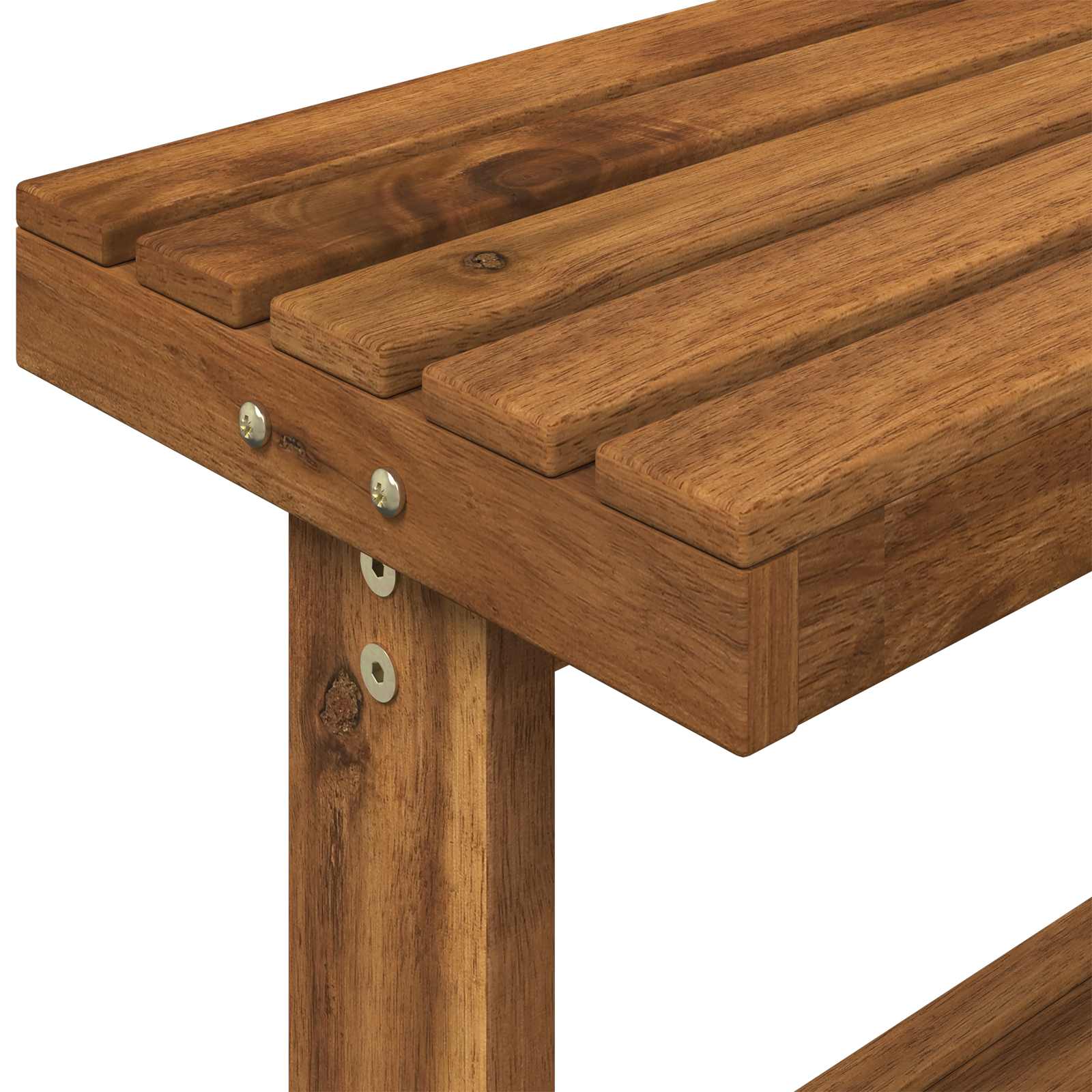 Banco da Giardinaggio Esterno 56,5 x 48,5 x 107 cm Naturale