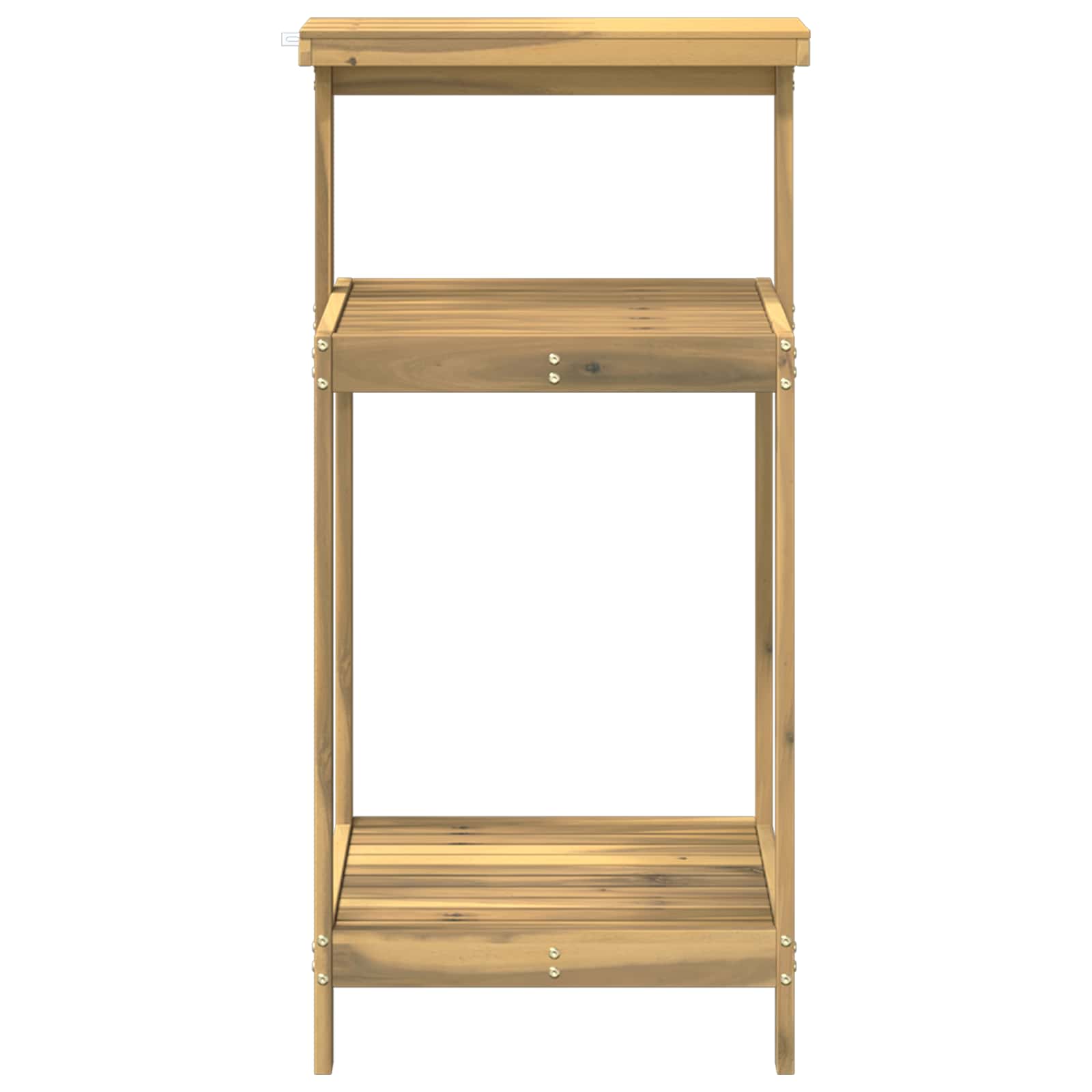 Banco da Giardinaggio Esterno 56,5 x 48,5 x 107 cm Bianco