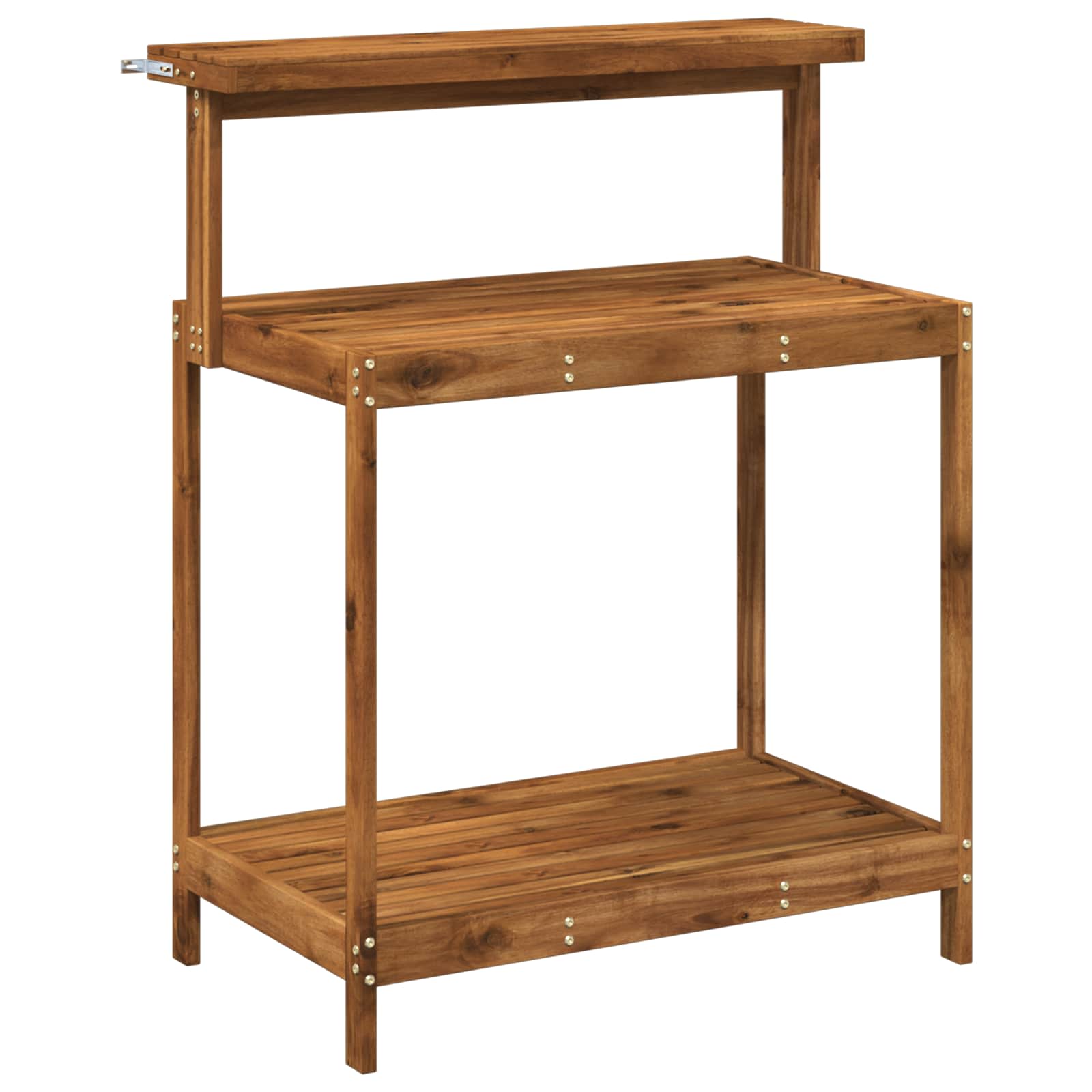Banco da Giardinaggio Esterno 86,5 x 48,5 x 106 cm Naturale