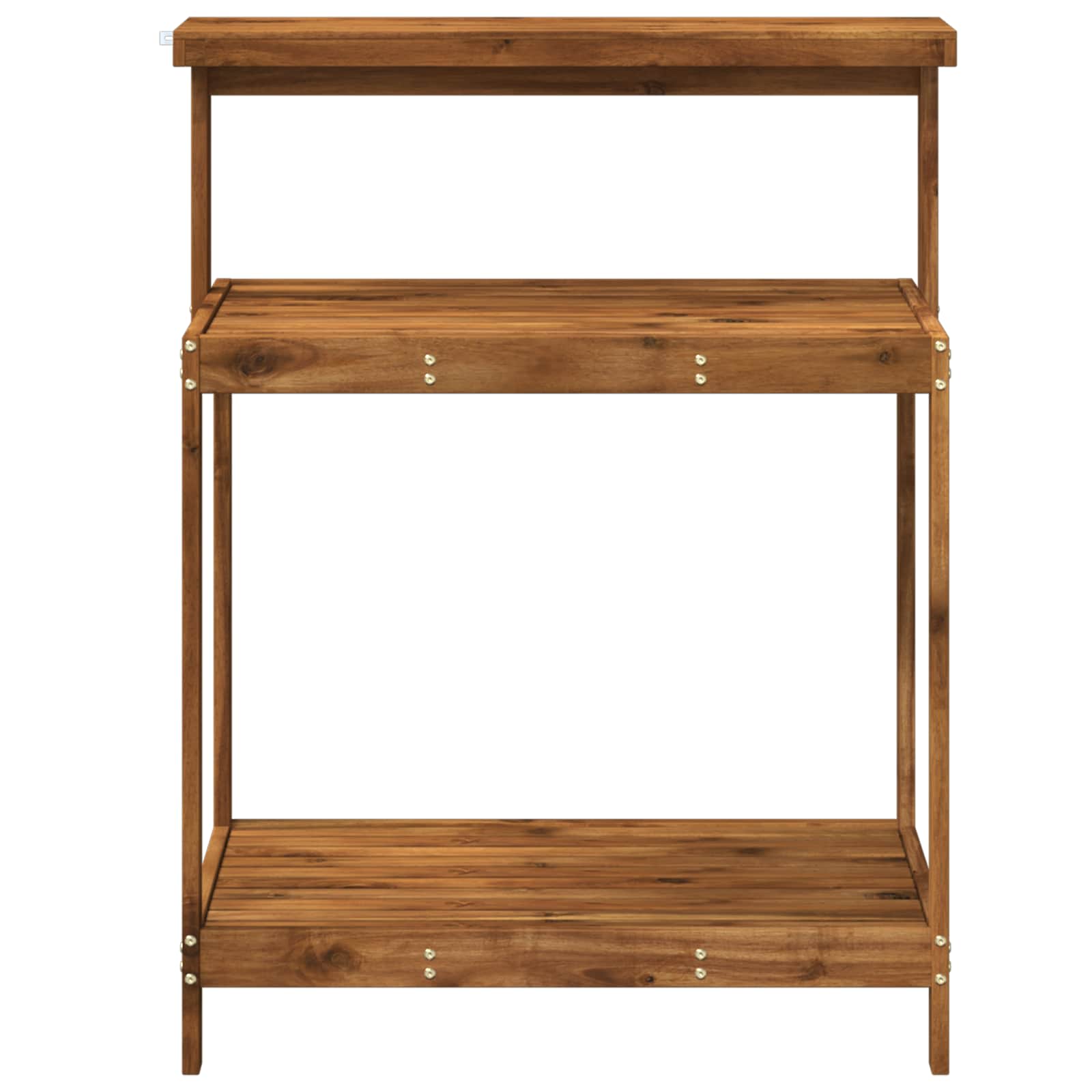Banco da Giardinaggio Esterno 86,5 x 48,5 x 106 cm Naturale