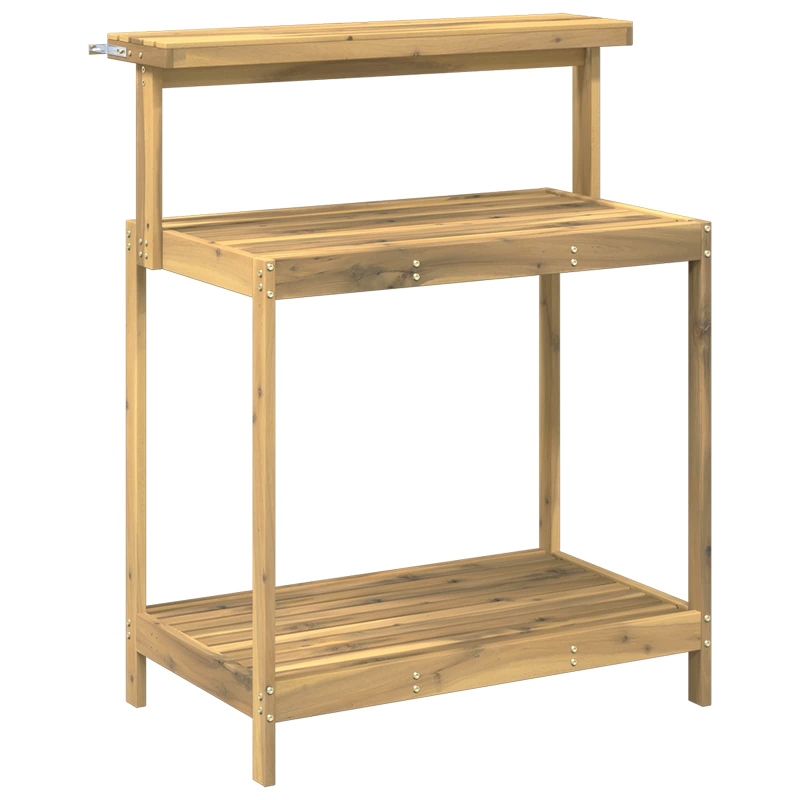 Banco da Giardinaggio Esterno 86,5 x 48,5 x 106 cm Bianco