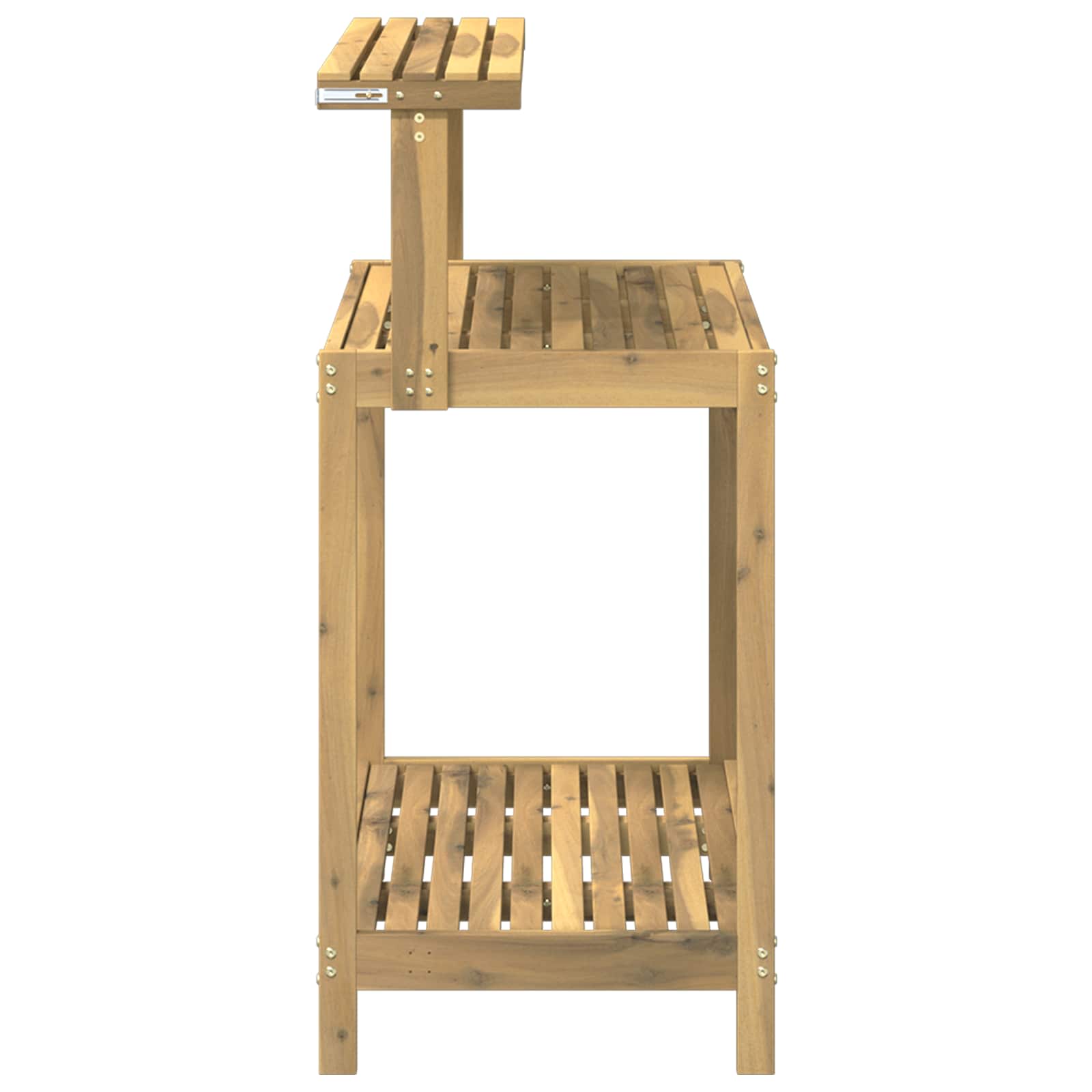 Banco da Giardinaggio Esterno 86,5 x 48,5 x 106 cm Bianco