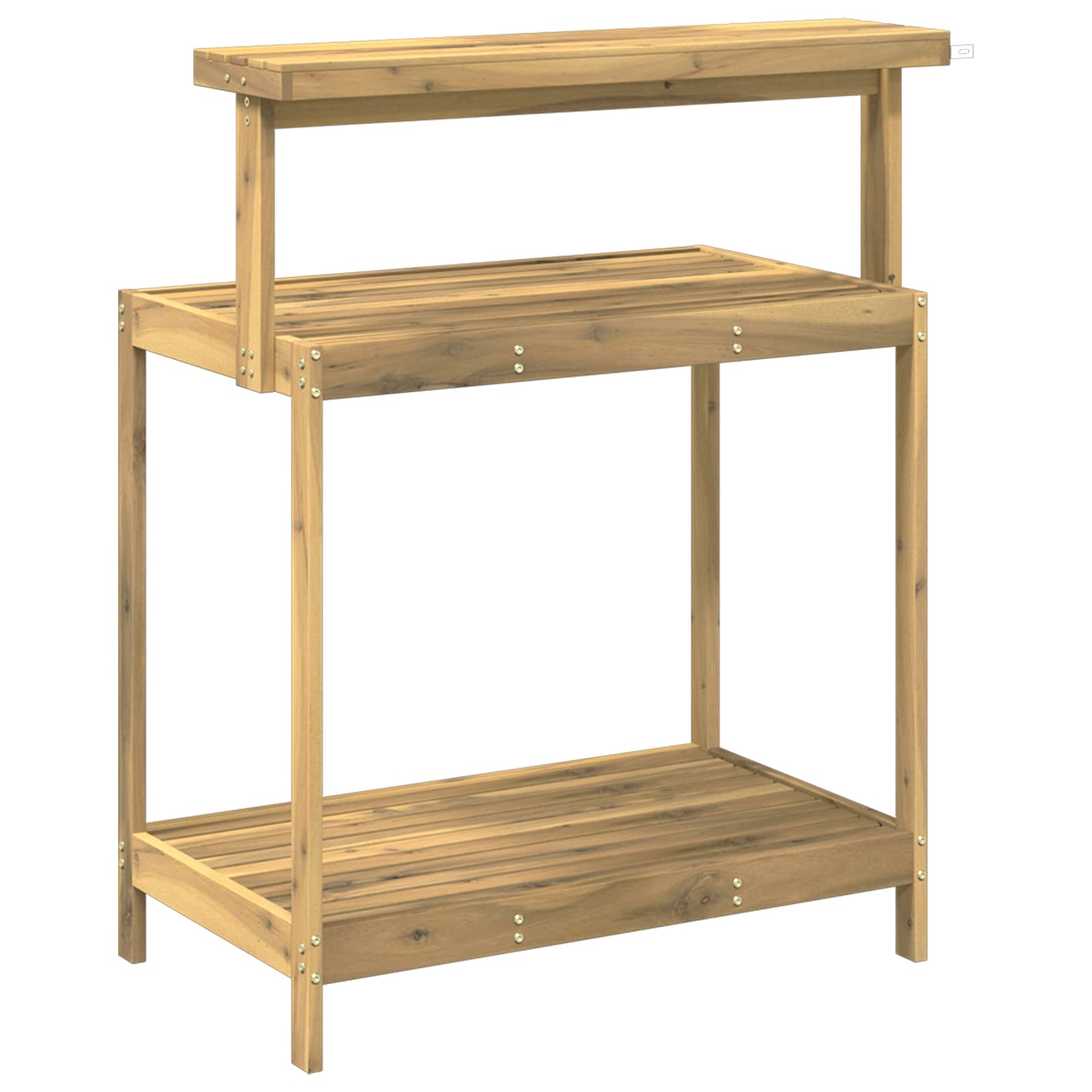 Banco da Giardinaggio Esterno 86,5 x 48,5 x 106 cm Bianco