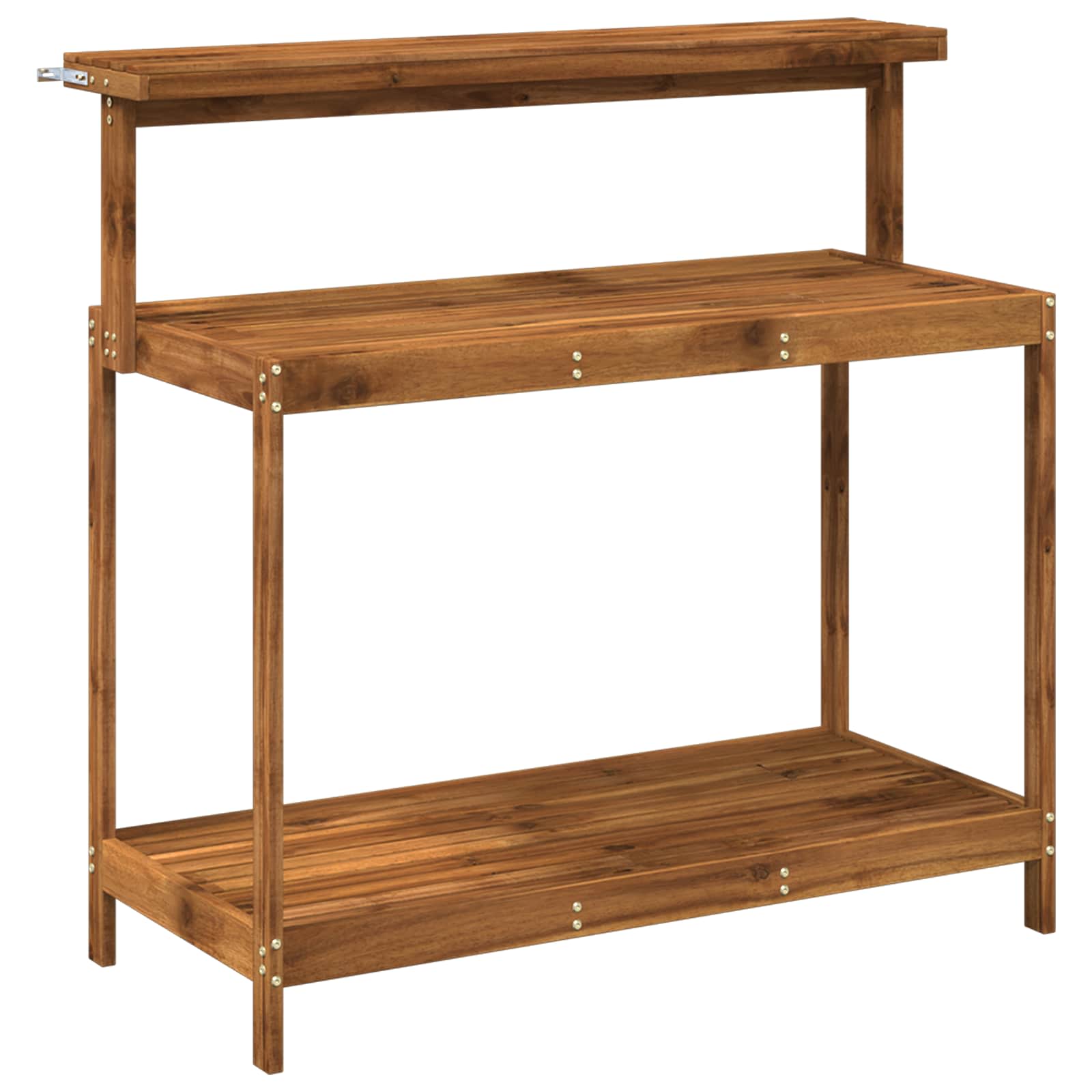 Banco da Giardinaggio Esterno 111,5 x 48,5 x 107 cm Naturale