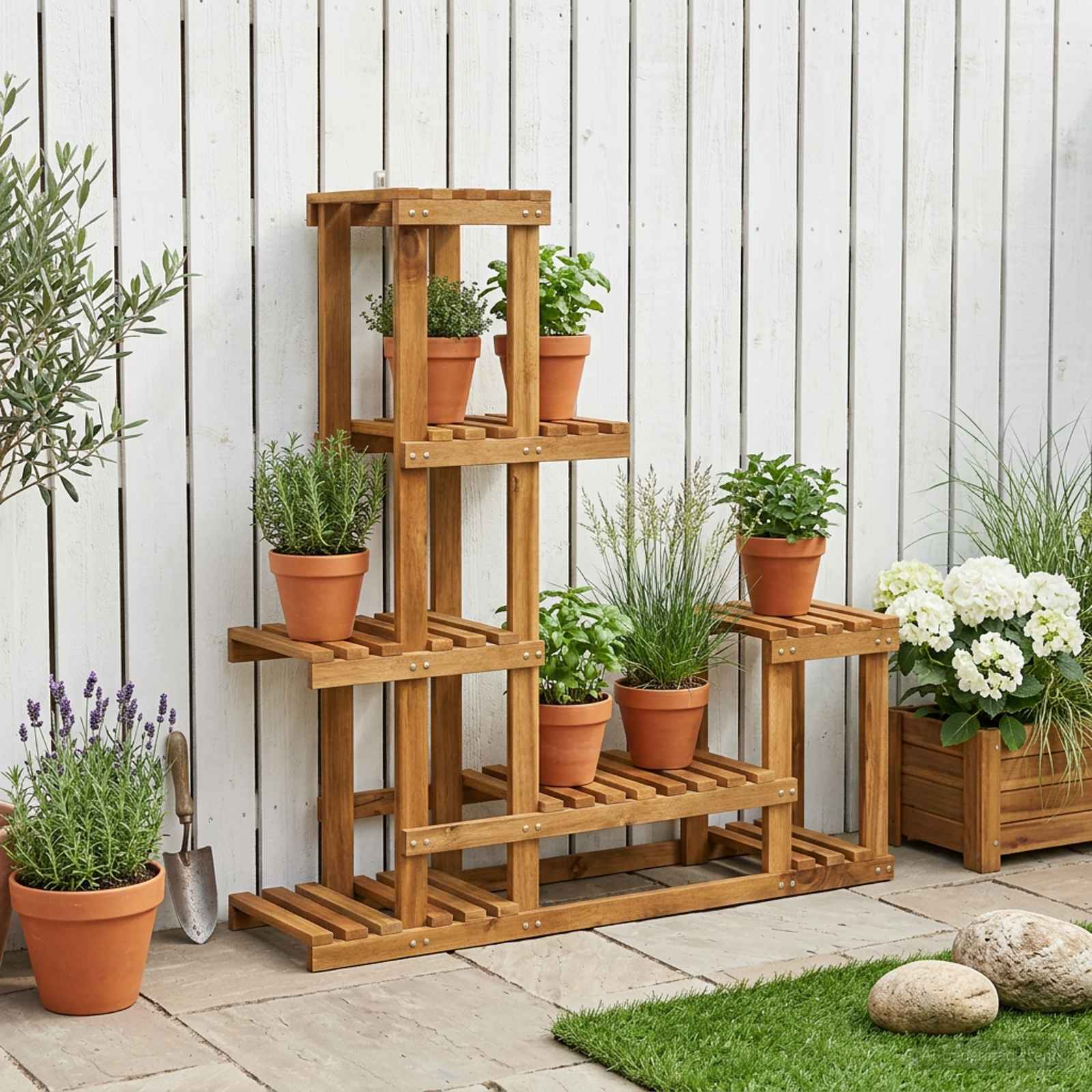Supporto per piante Naturale 93,5 x 25 x 91,5 cm