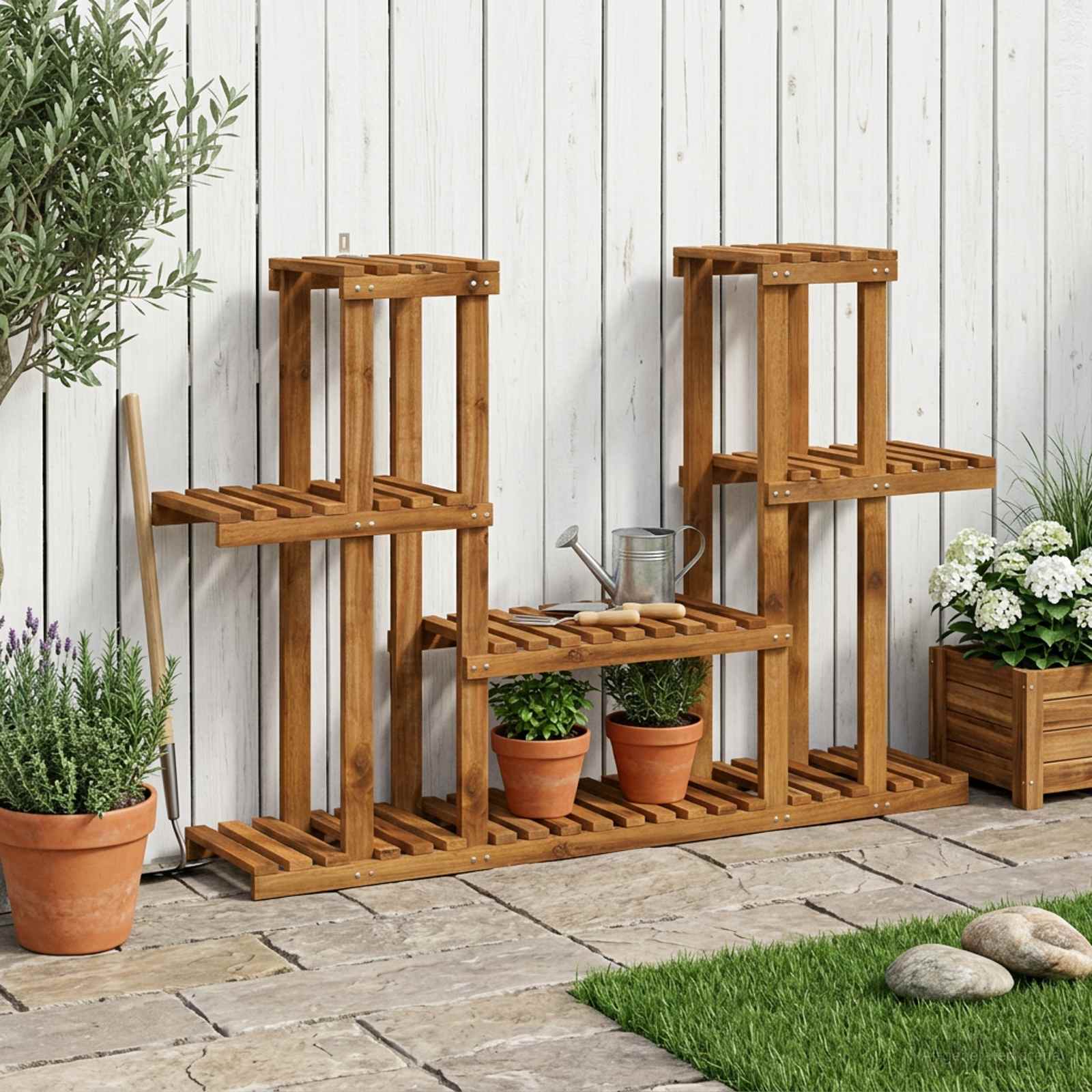 Supporto per piante Naturale 123 x 25 x 78,5 cm