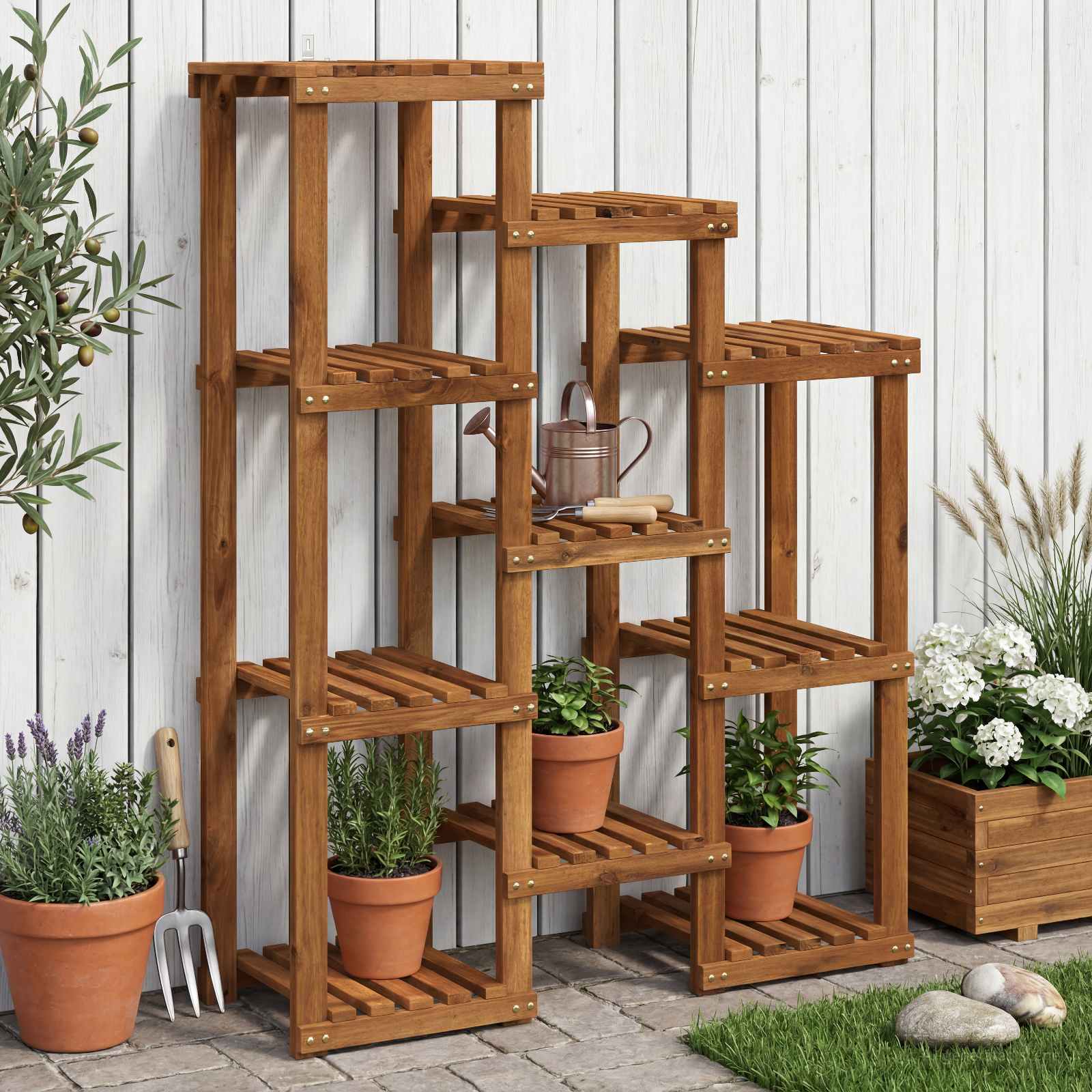 Supporto per piante Naturale 85 x 30 x 114,5 cm