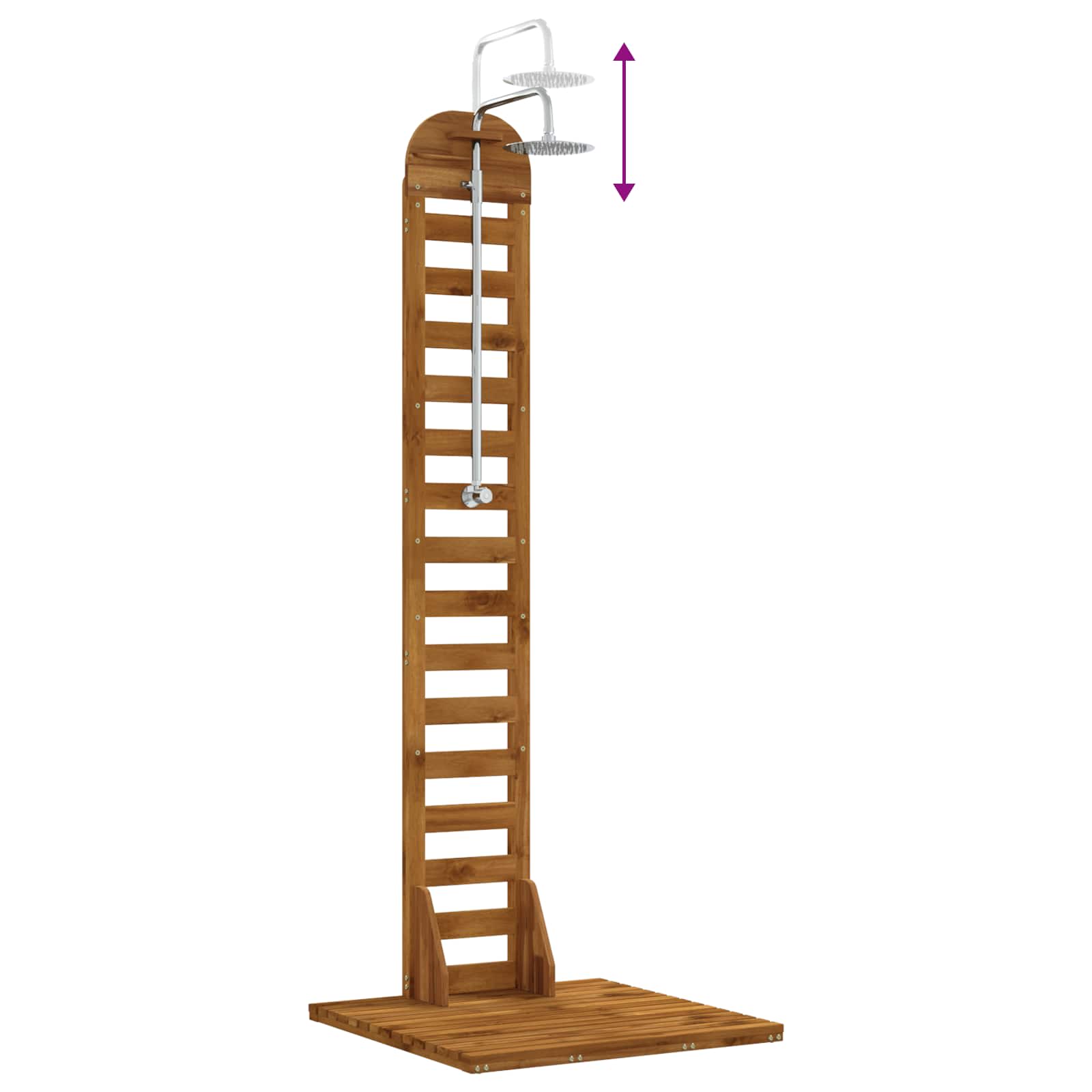 Doccia da esterno 225 cm Naturale
