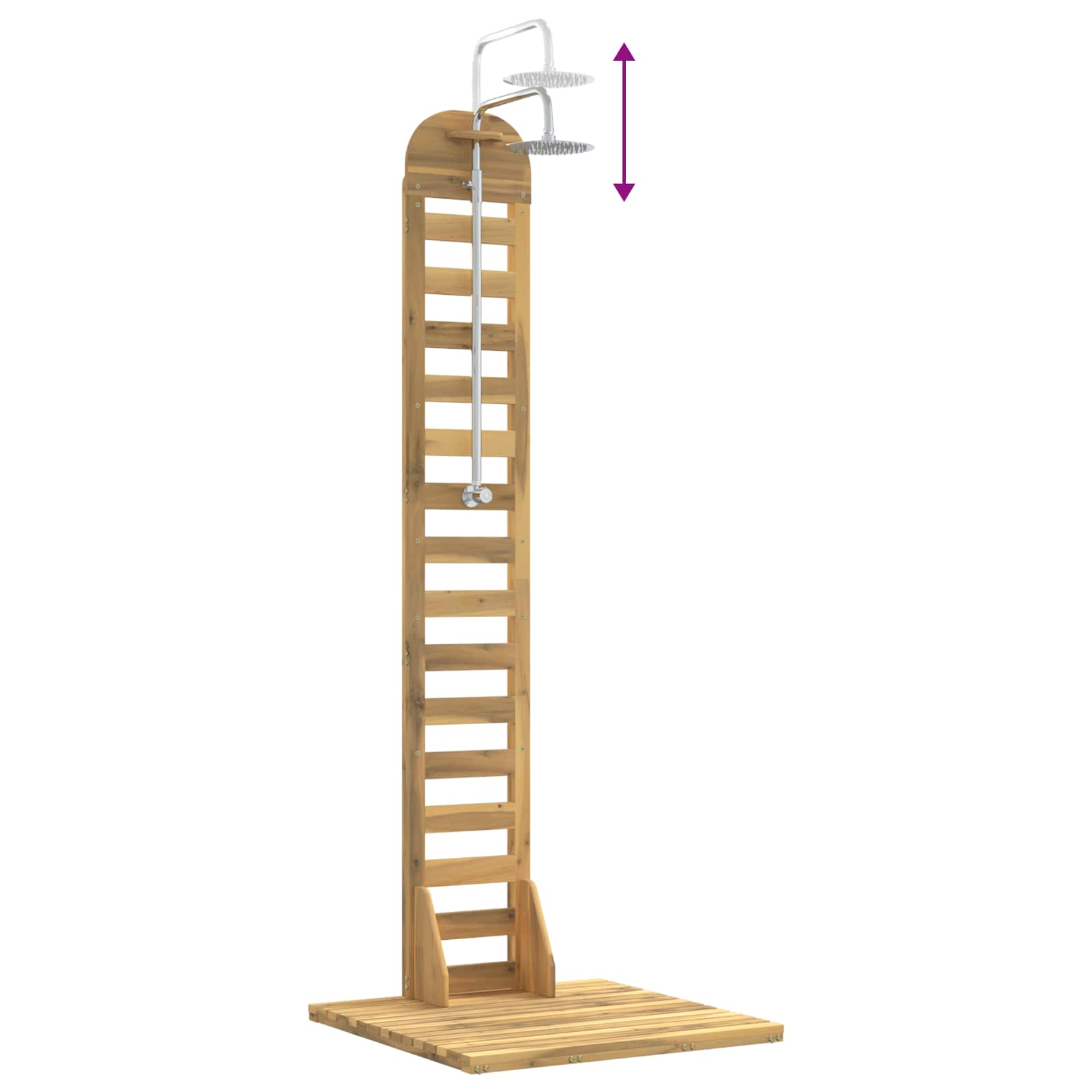 Doccia da esterno 225 cm Bianco