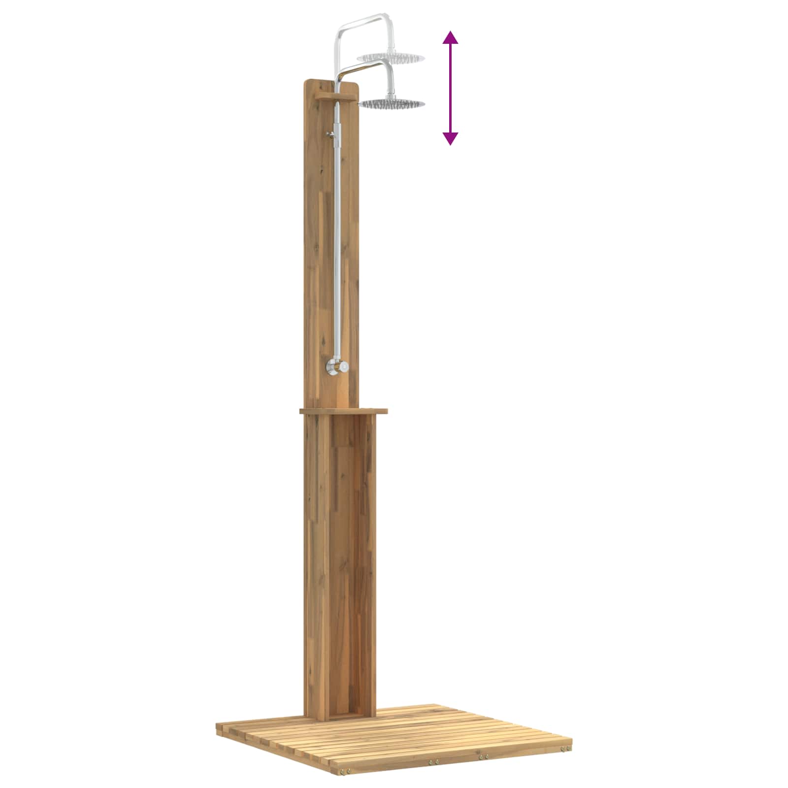 Doccia da esterno 217 cm Bianco