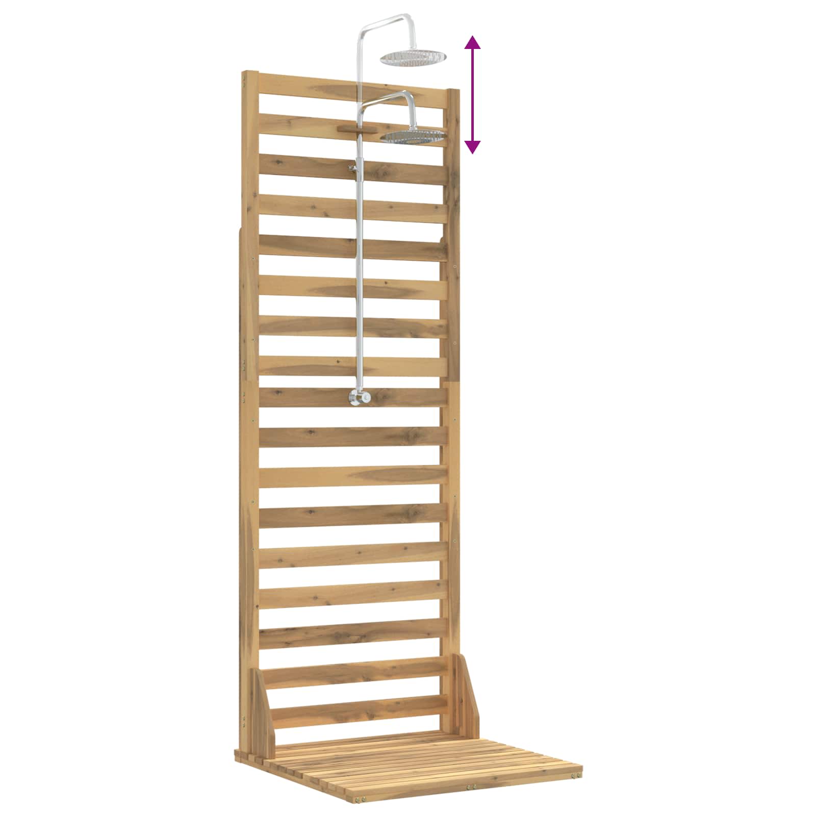 Doccia da esterno 205,5 cm Bianco