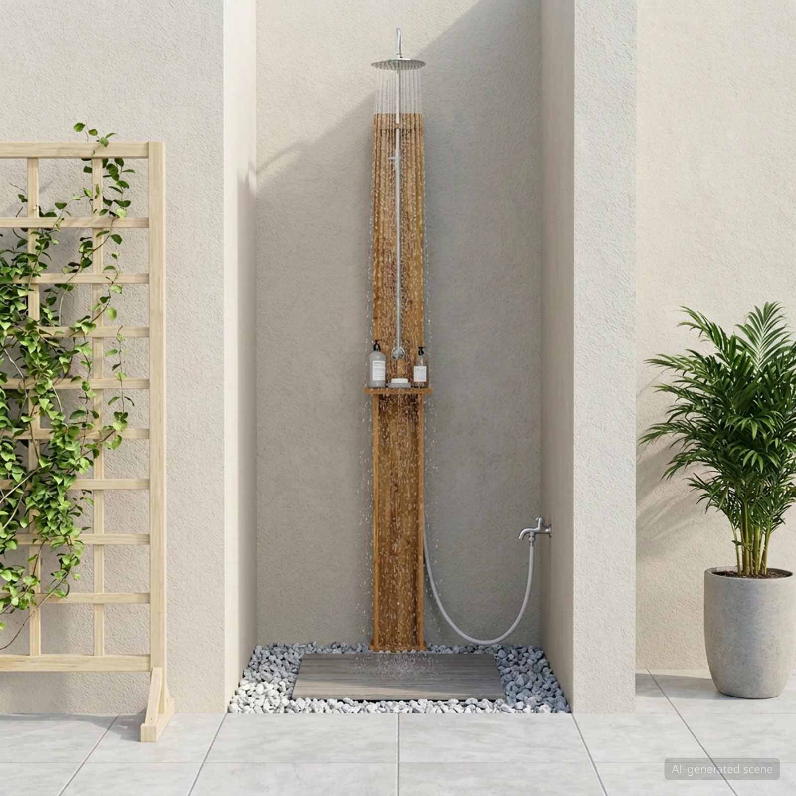 Doccia da esterno 257 cm Naturale