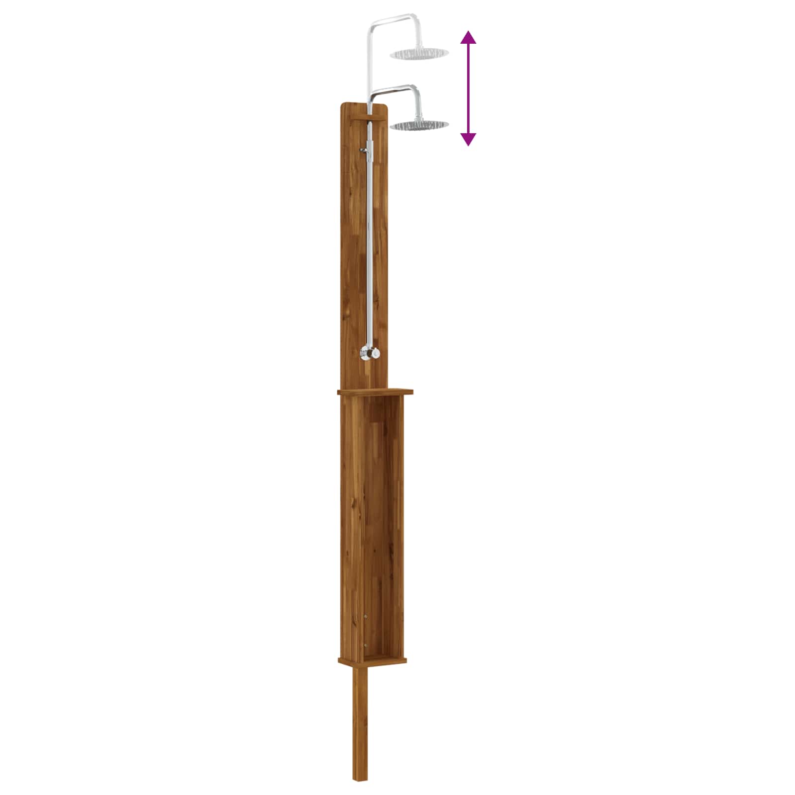 Doccia da esterno 257 cm Naturale