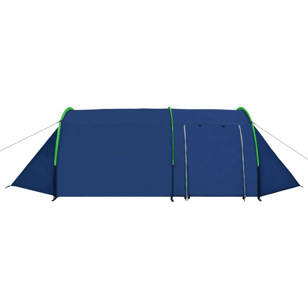 Tenda da Campeggio per 4 Persone Blu Marino/Verde