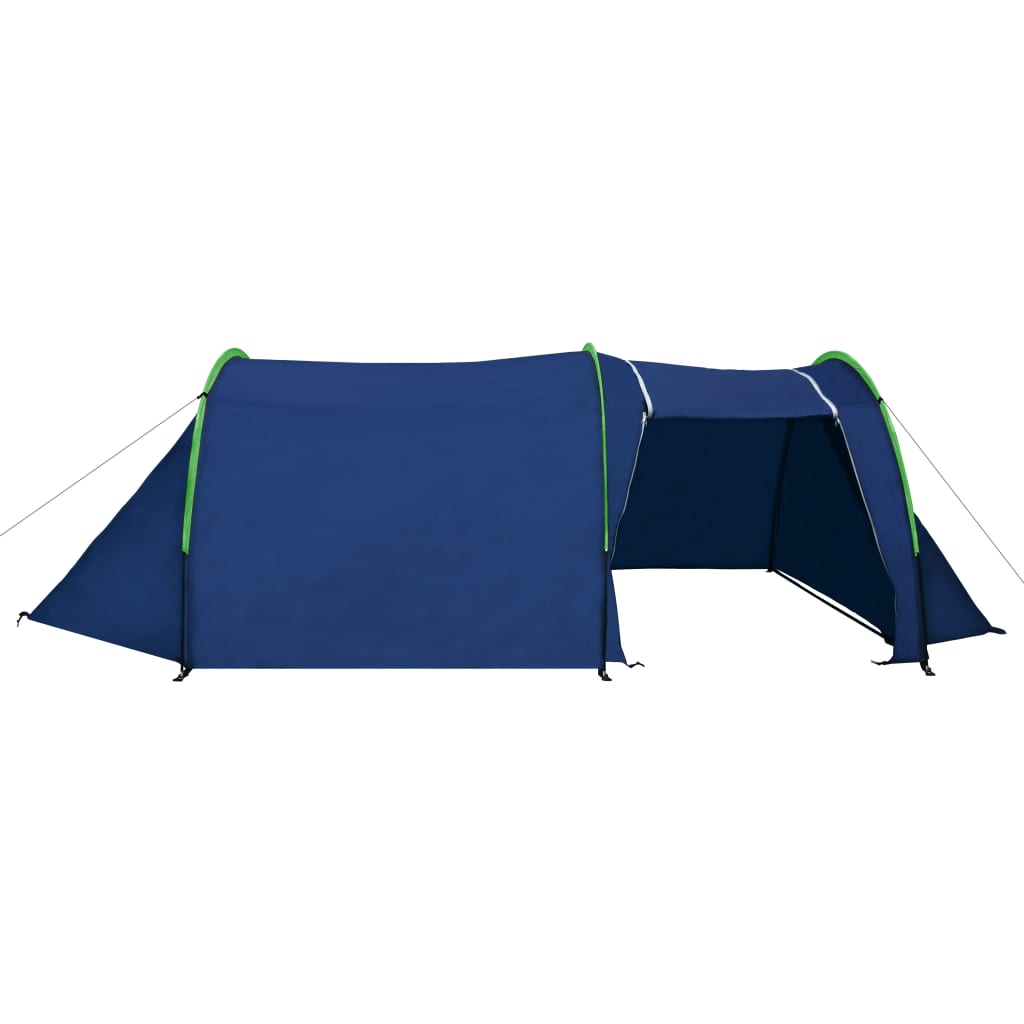 Tenda da Campeggio per 4 Persone Blu Marino/Verde
