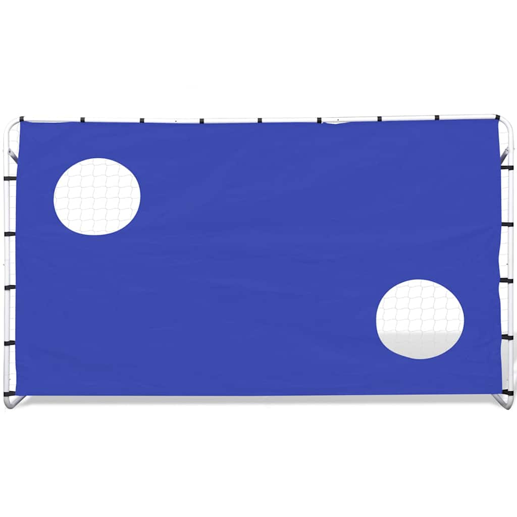 Porta da Calcio e Telone con Buchi per Allenamento 240x92x150cm