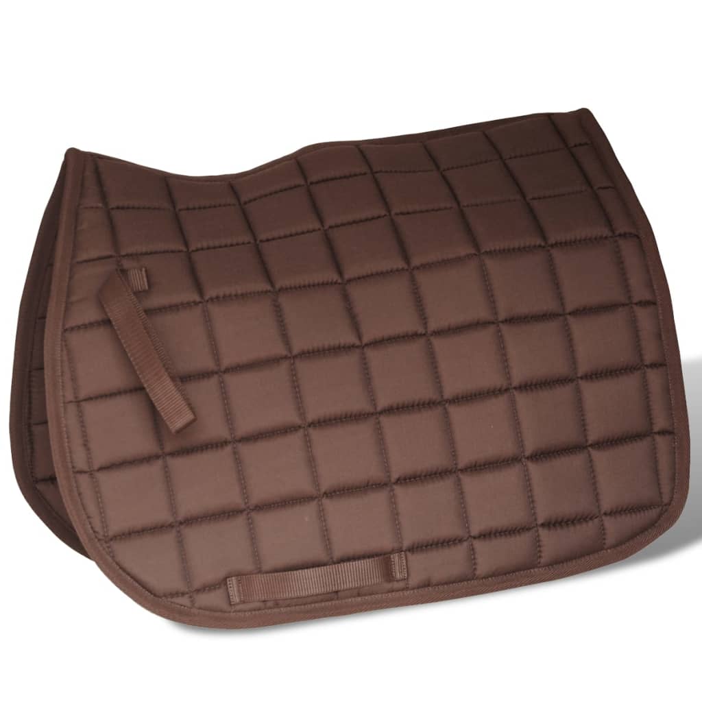 Set Sella Equitazione 16" in pelle naturale Marrone 14 cm 5-in-1