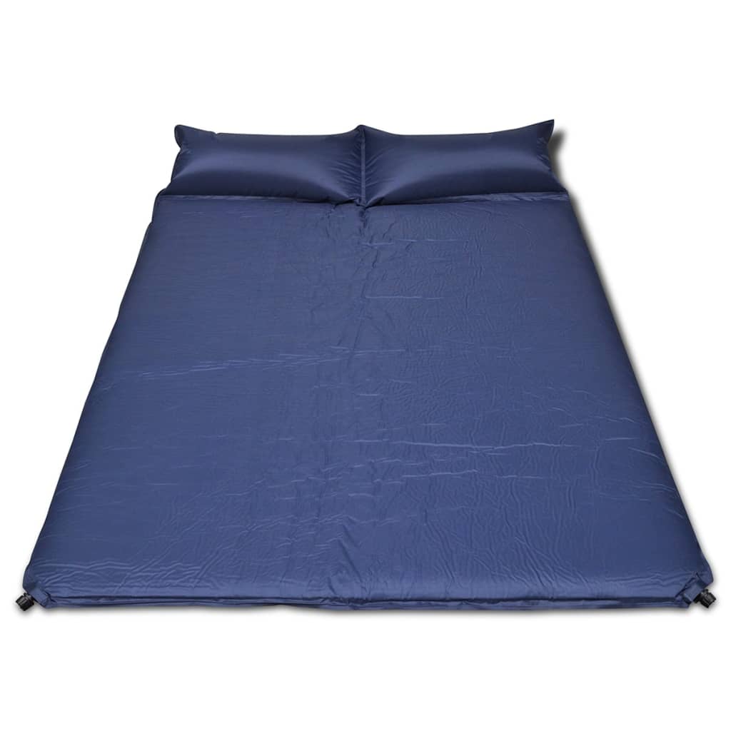Materasso Autogonfiabile 190 x 130 x 5 cm Nero Doppio
