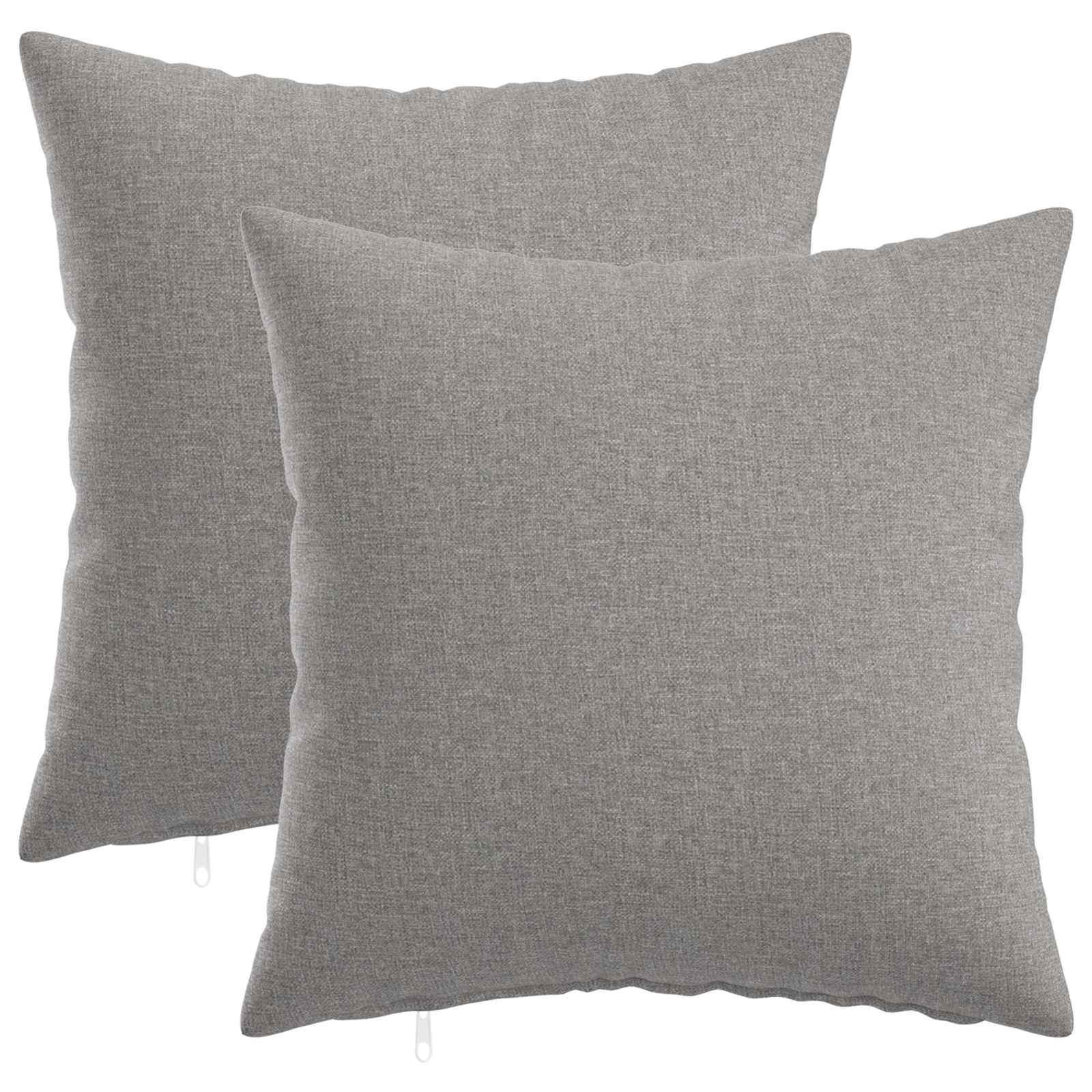 Federa 2 pz HEERLEN Grigio Nuvola 30 x 30 cm Tessuto