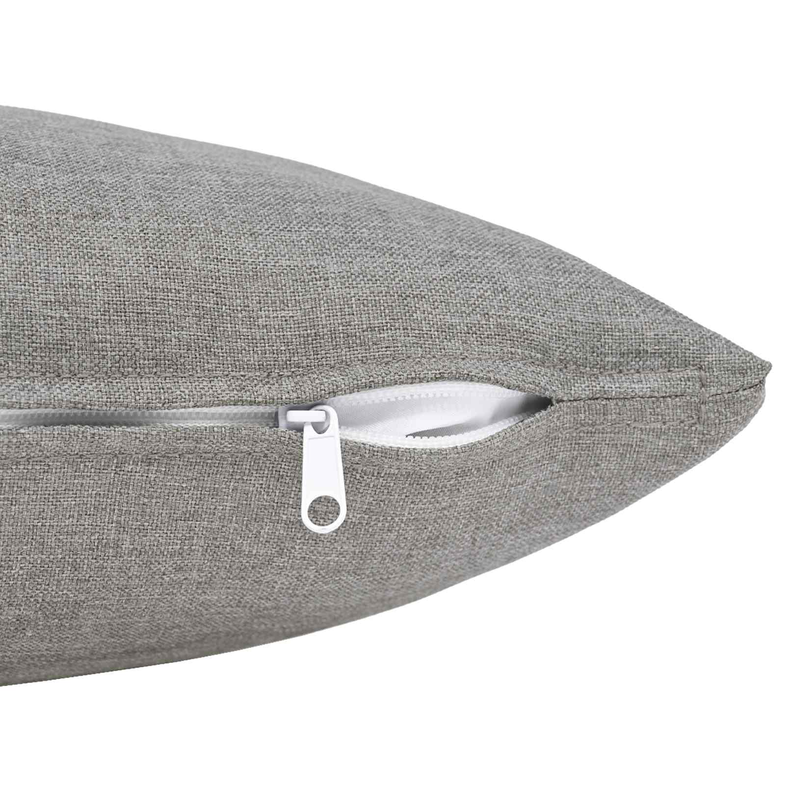 Federa 2 pz HEERLEN Grigio Nuvola 30 x 30 cm Tessuto