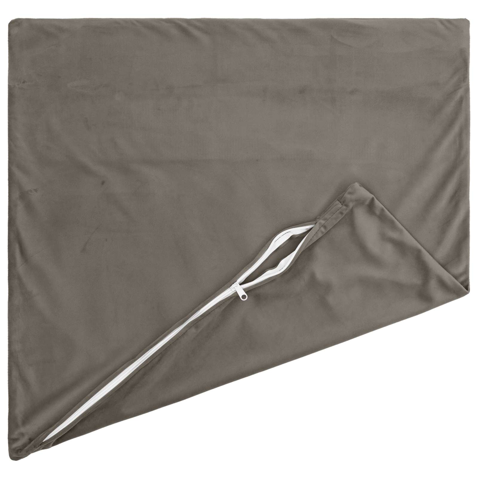Federa 2 pcs HEERLEN Grigio Chiaro 30 x 30 cm Velluto