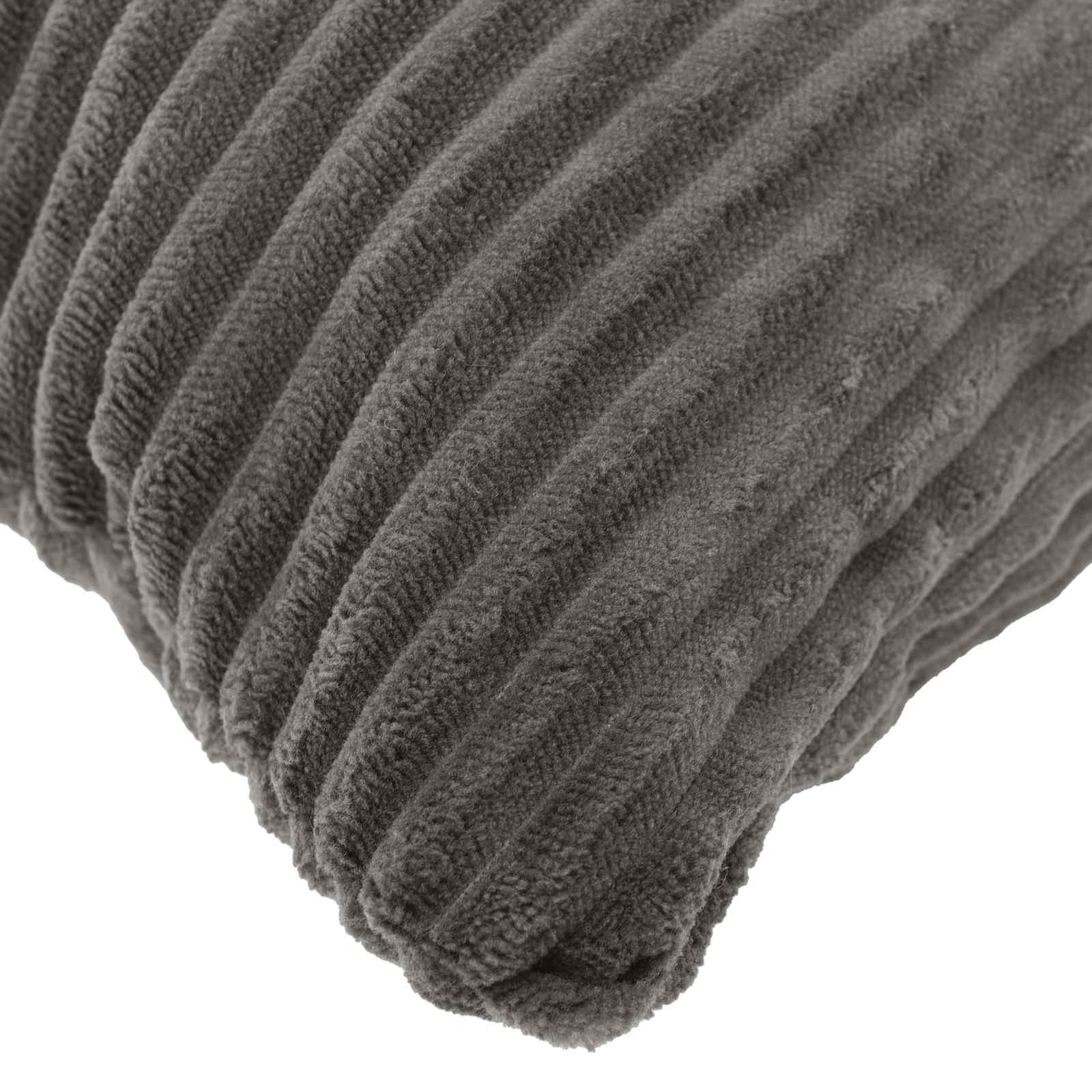 Federa 6 pcs HEERLEN Grigio Scuro 30 x 30 cm corduroy