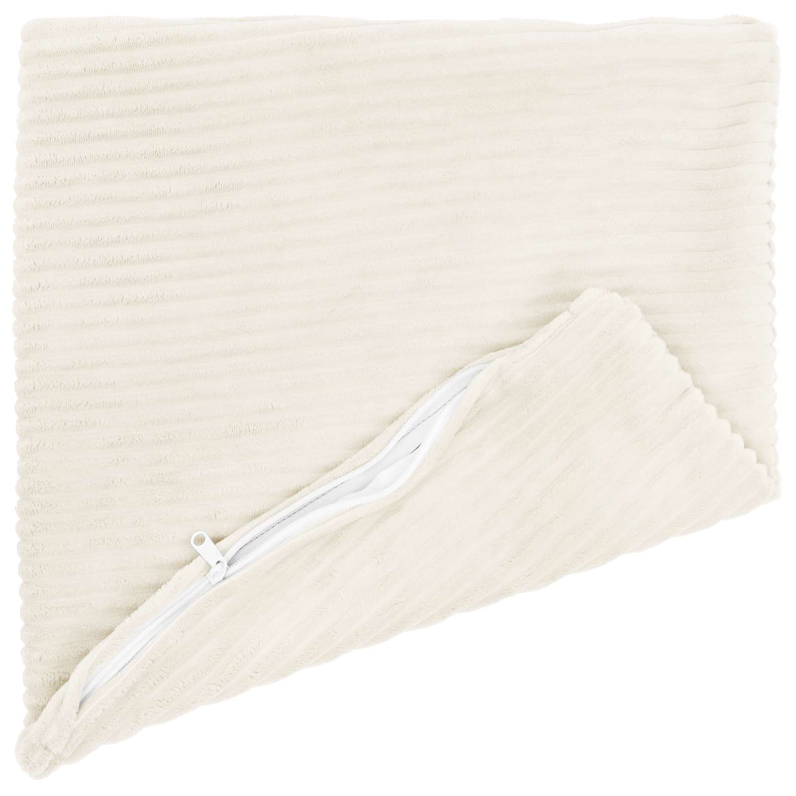 Federa 6 pcs HEERLEN Crema 30 x 30 cm corduroy