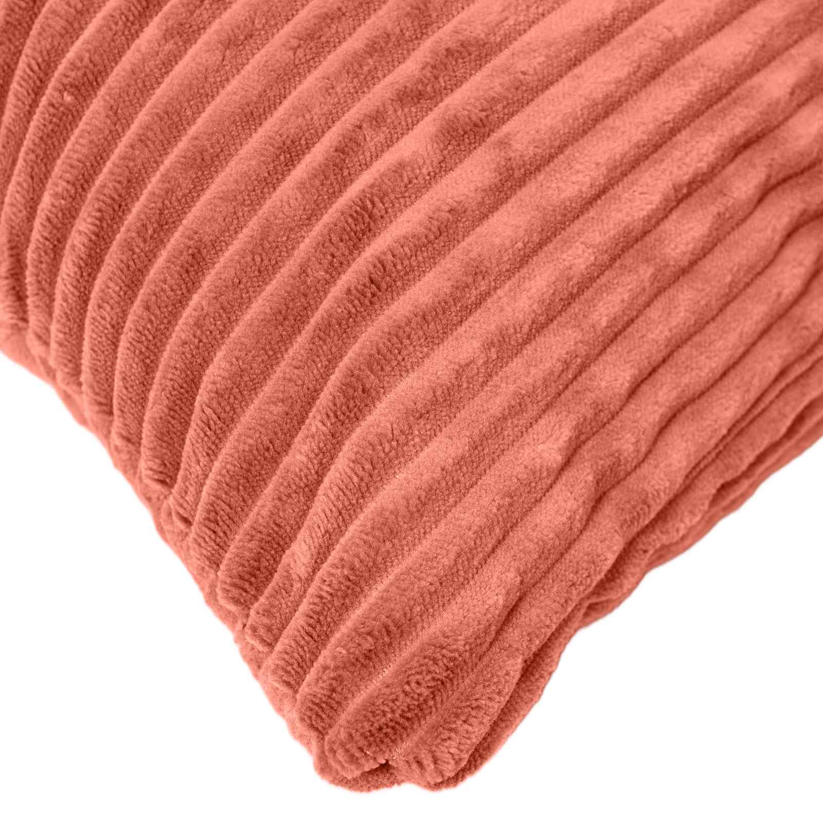 Federa 6 pcs HEERLEN Rosso Arancio 30 x 30 cm corduroy