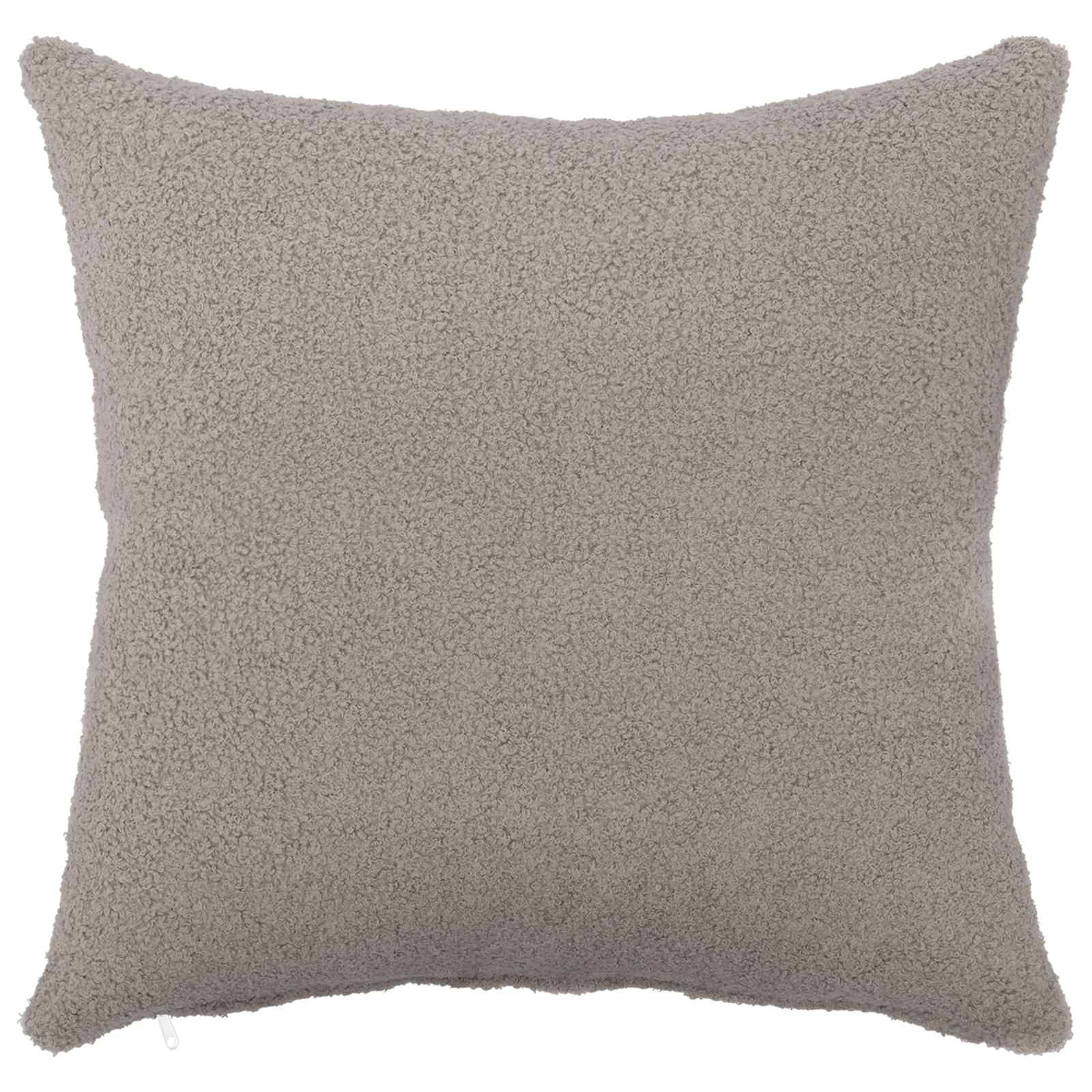 Federa 6 pcs HEERLEN Grigio Chiaro 30 x 30 cm Bouclé