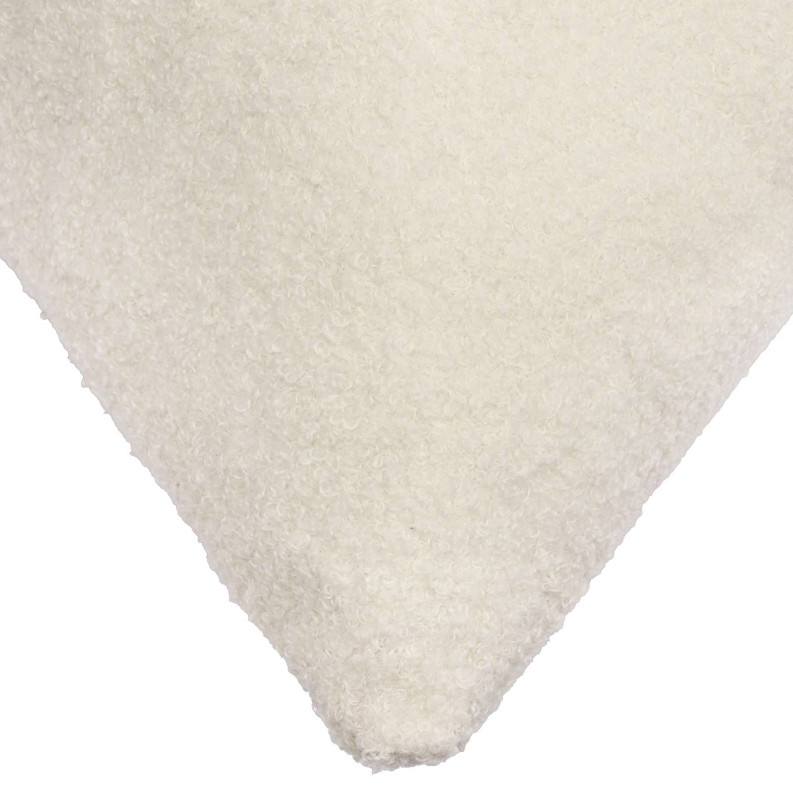 Federa 6 pcs HEERLEN Crema 30 x 30 cm Bouclé