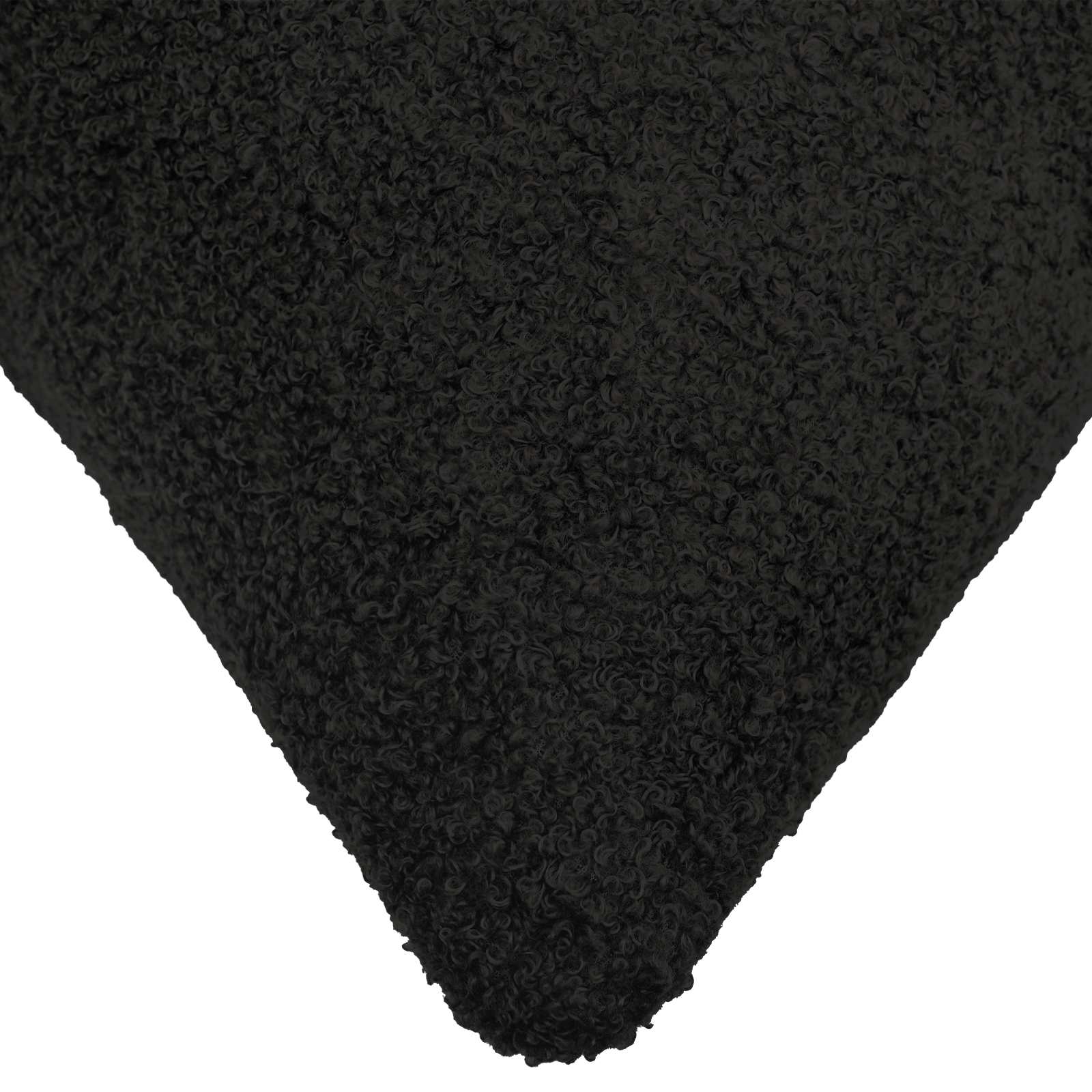 Federa 6 pcs HEERLEN Nero 30 x 30 cm Bouclé