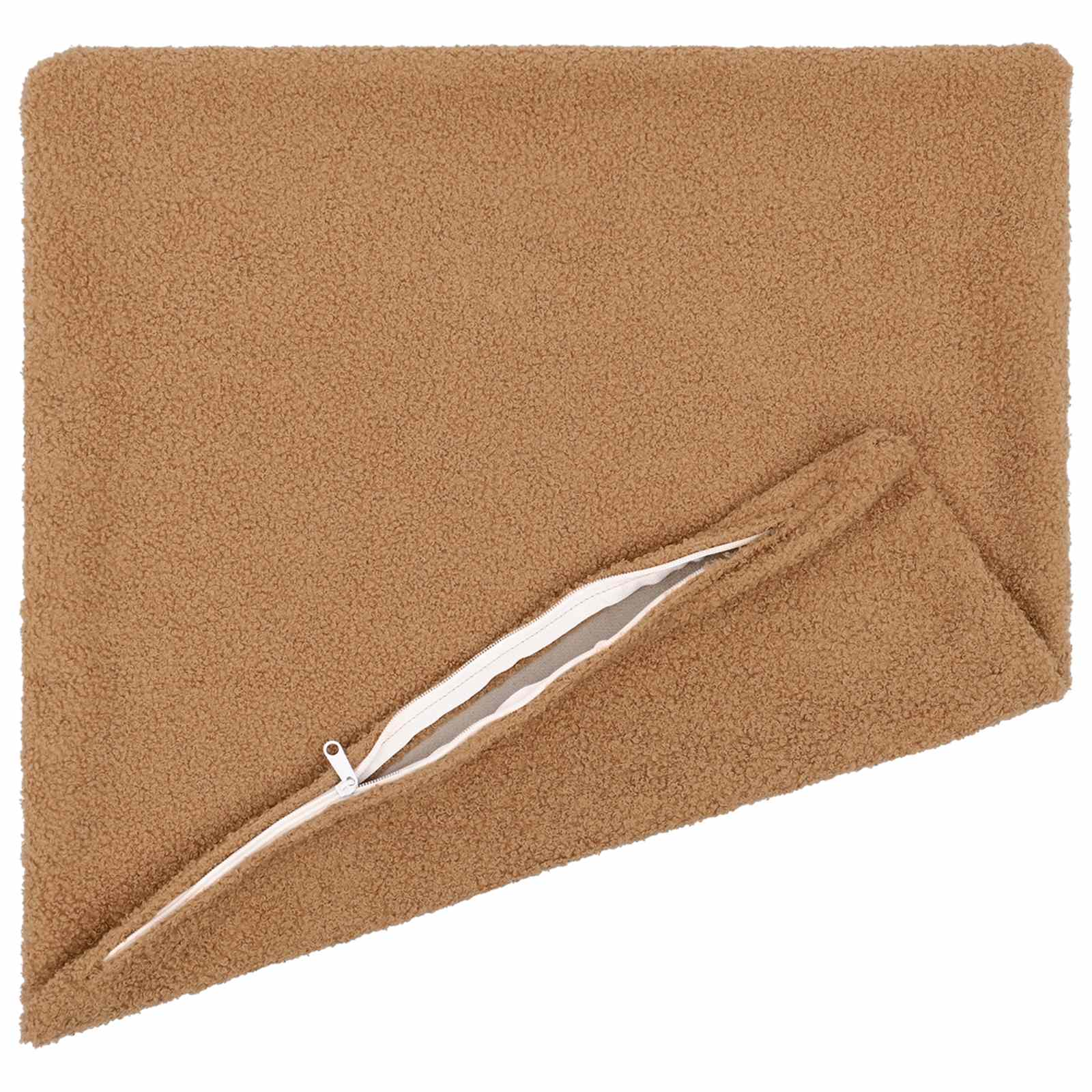 Federa 6 pcs HEERLEN Beige 30 x 30 cm Bouclé
